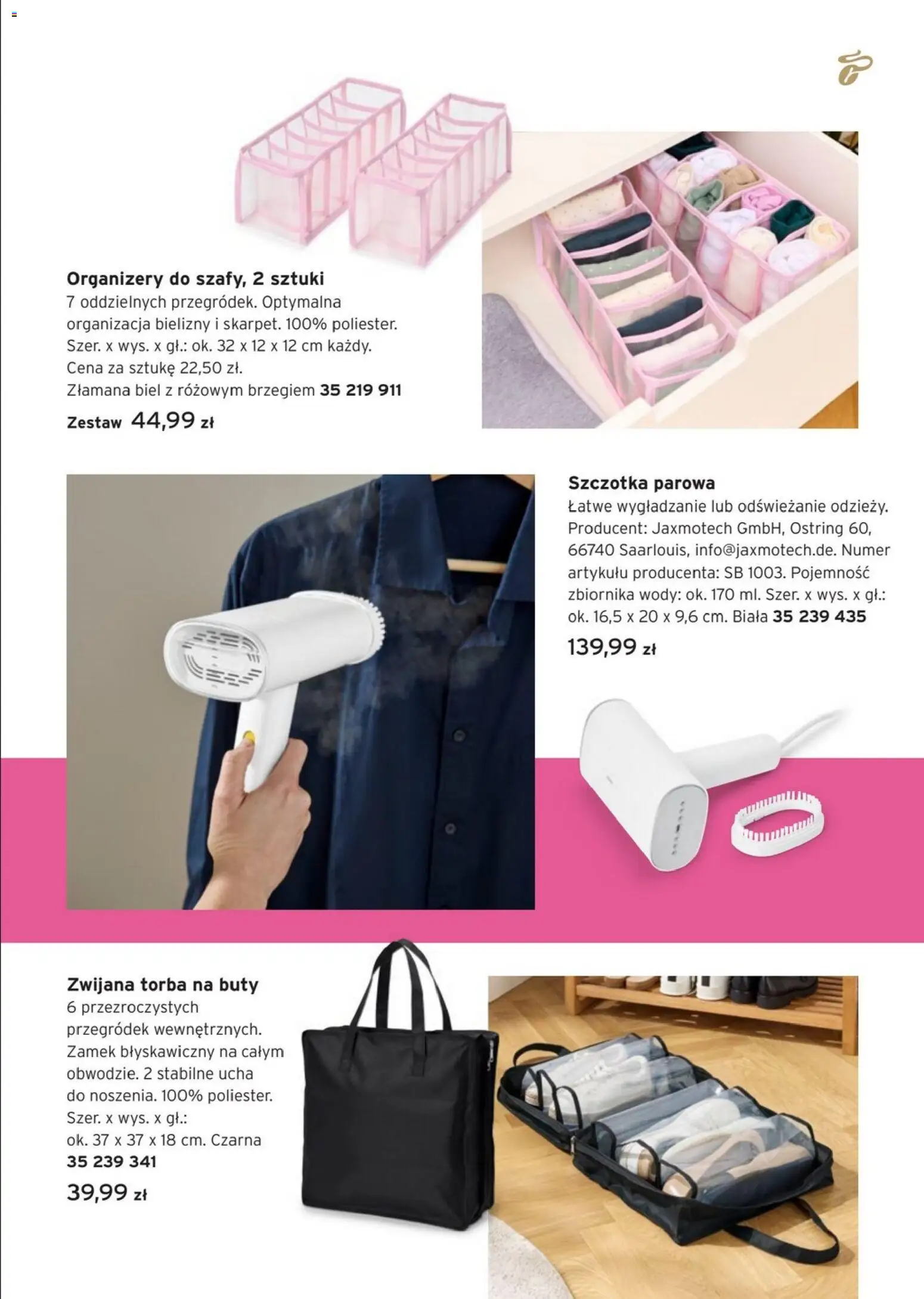 Tchibo promocje od 04.08.2026 | Strona: 11 | Produkty: Buty, Torba, Szczotka