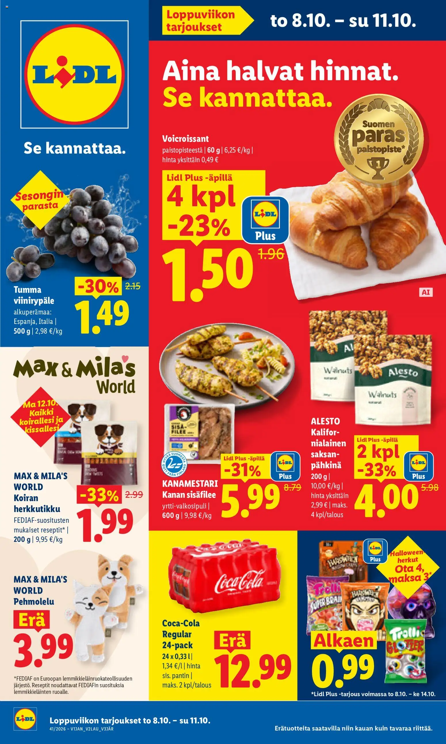 Lidl tarjoukset Kauhajoki – voimassa 08/10/2026 alkaen | Sivu: 1