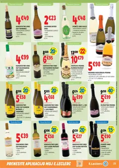 E.leclerc katalog akcije – veljaven od 26.08.2026 | Stran: 25 | Izdelki: Penina, Vino