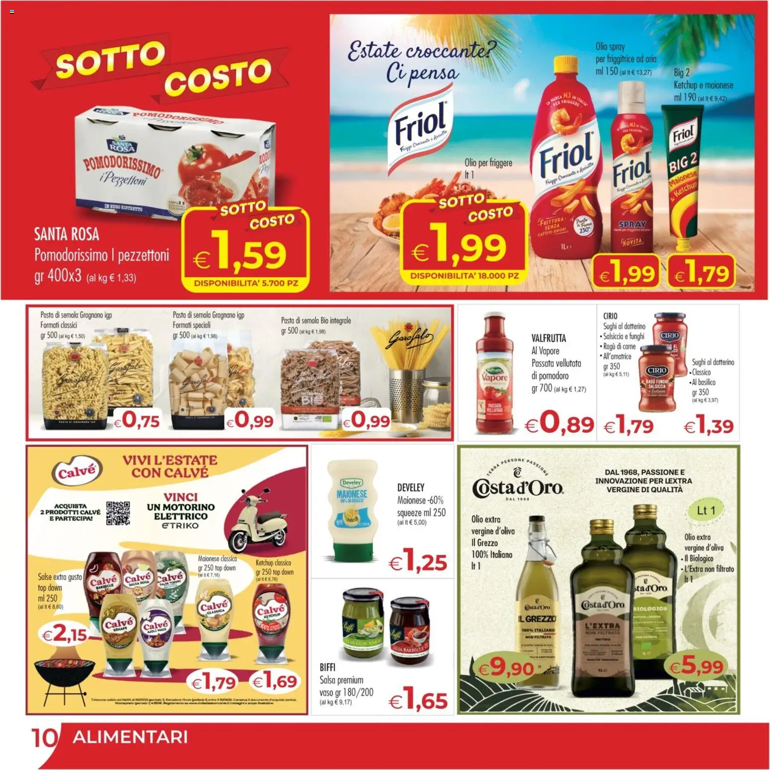 Volantino MerSi Supermercati del 17.06.2026 | Pagina: 10 | Prodotti: Barbecue, Pasta, Funghi, Salsa barbecue