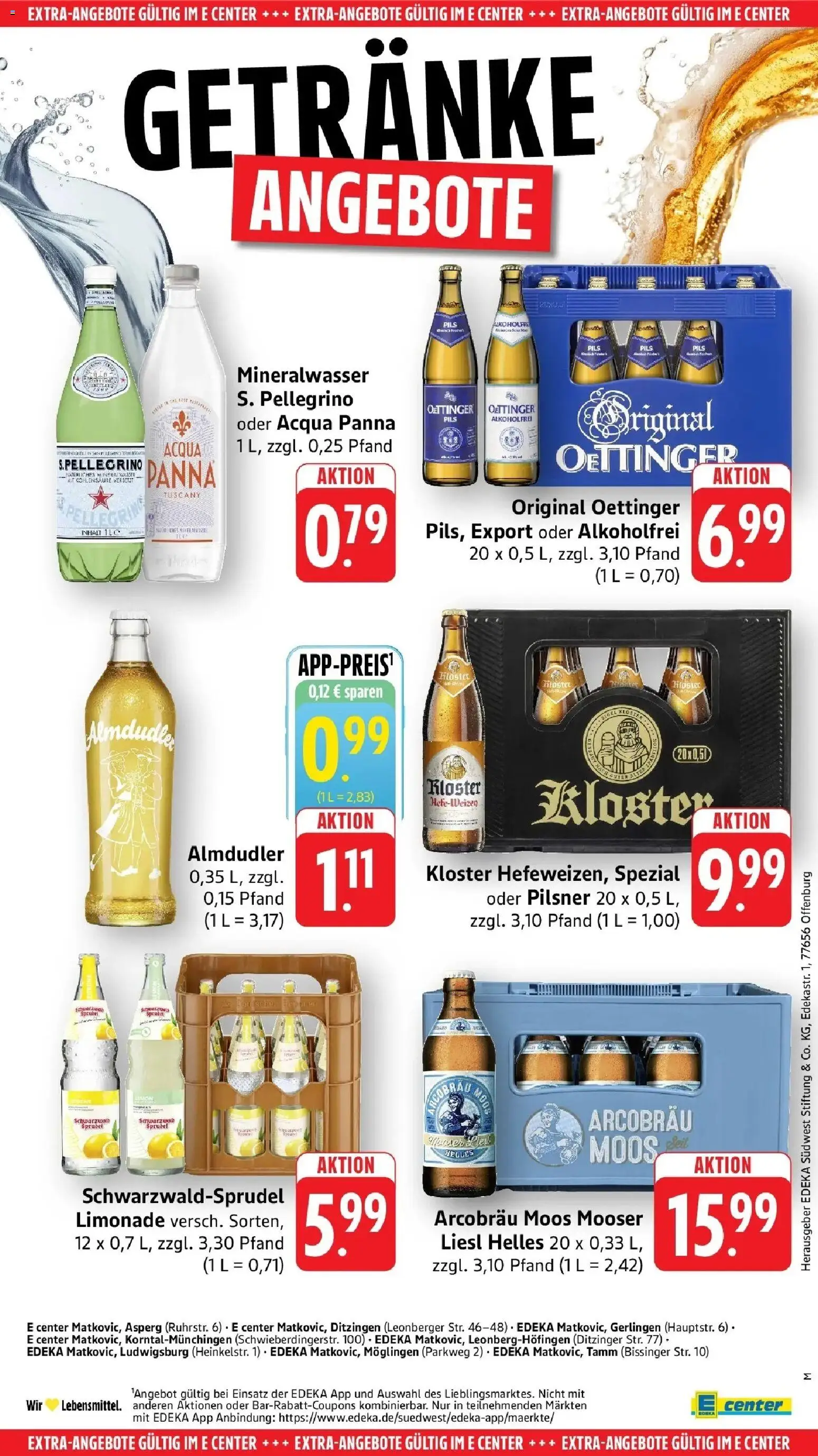 Edeka prospekt Möglingen	 – gültig ab 04.05.2026 | Seite: 68 | Produkte: Pils, Limonade, Oettinger, Mineralwasser