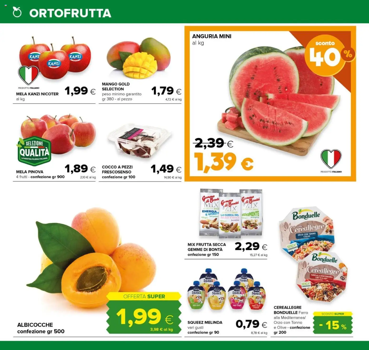 Volantino Oasi del 20.05.2026 | Pagina: 8 | Prodotti: Olive, Tonno, Albicocche, Farro