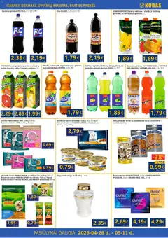 Kubas leidinys galioja nuo 28.04.2026 | Puslapis: 10 | Prekių: Konservai, Sultys, Vištiena, Arbata