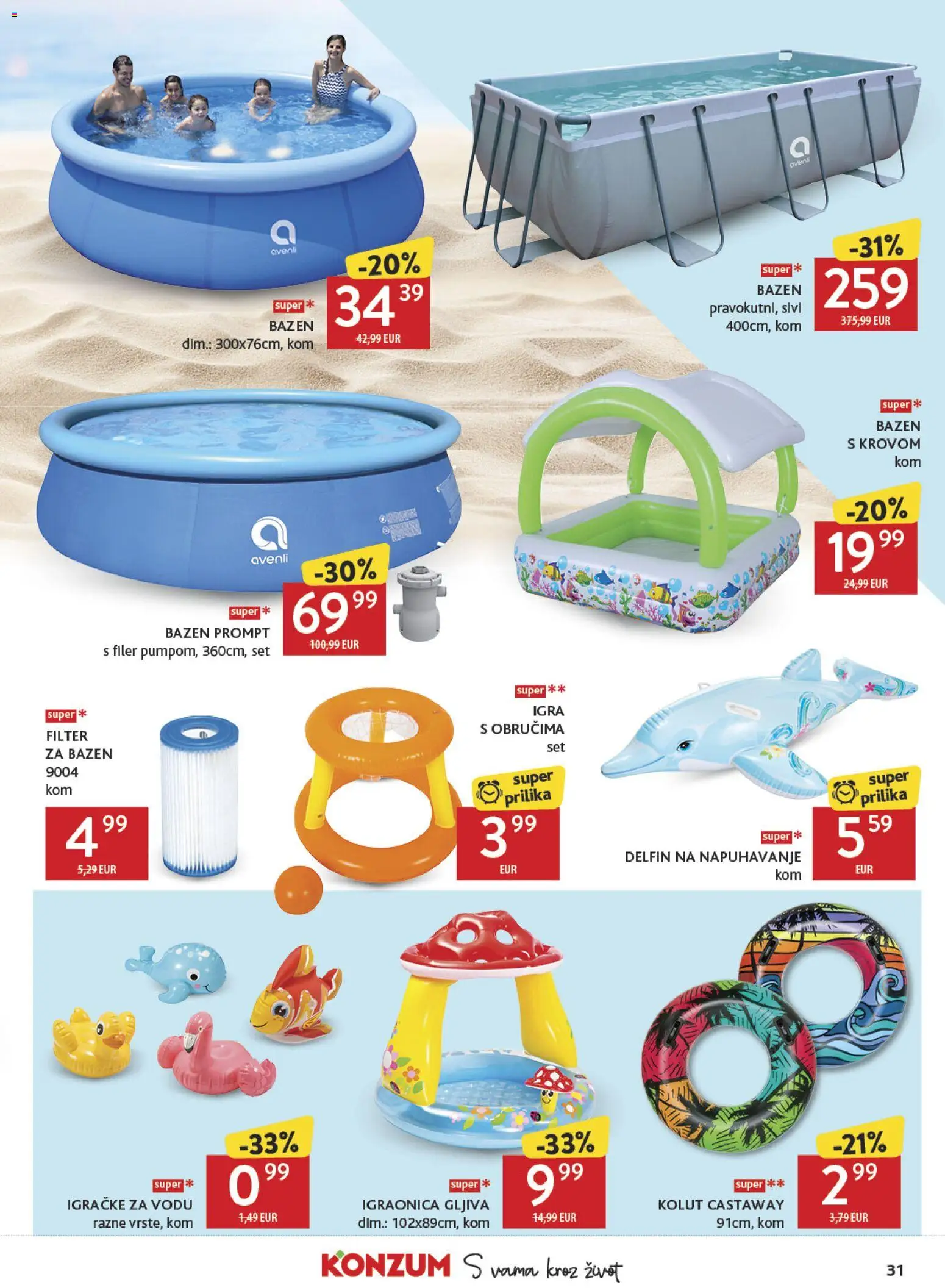 Konzum HR akciós ujság - amely érvényes a következő dátumtól: 2026.07.08. | Oldal: 31