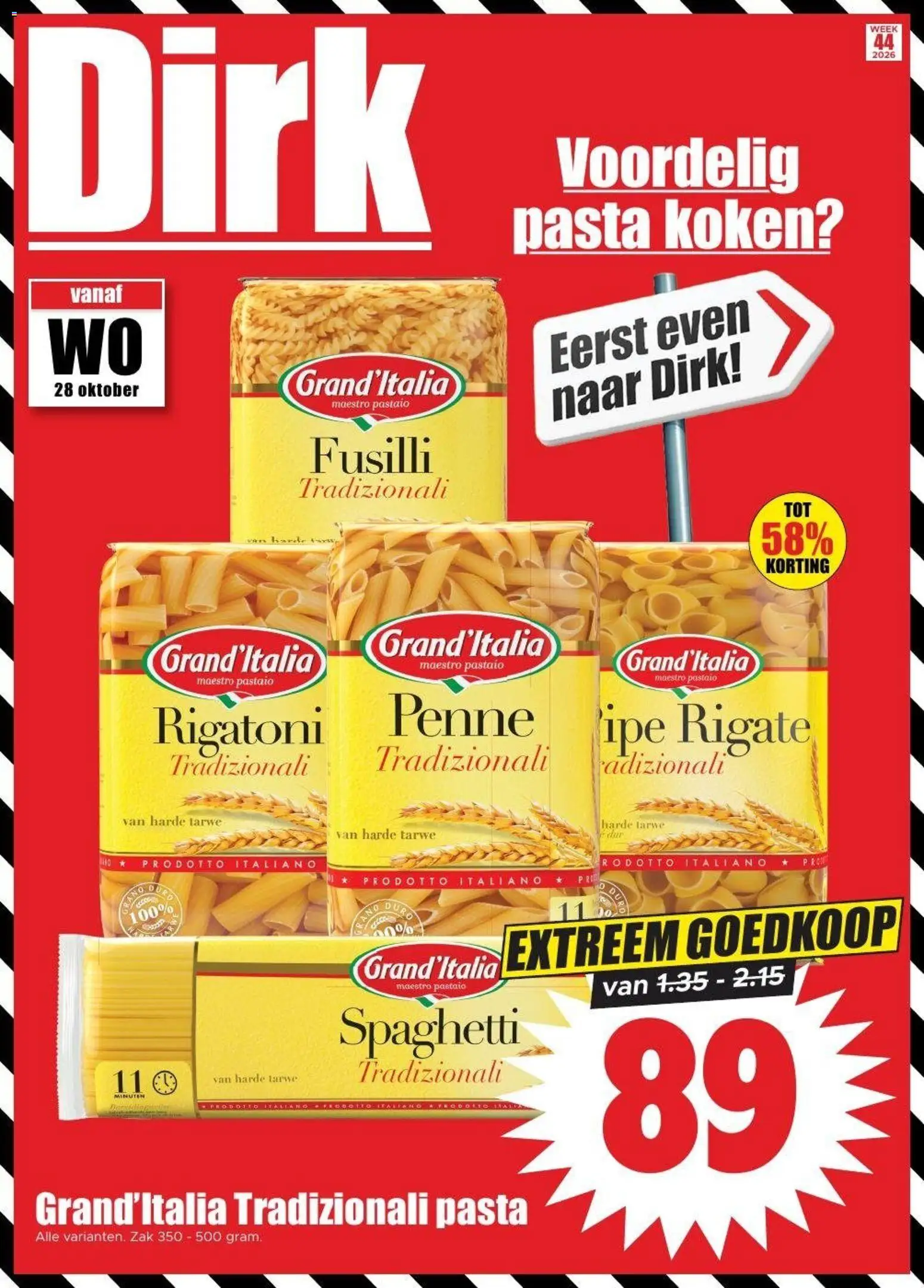 {H1} | Pagina: 1 | Producten: Pasta, Spaghetti, Tarwe, Zak