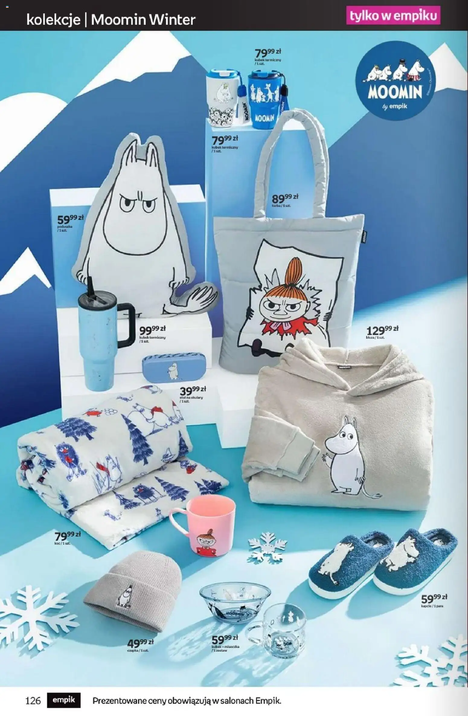 Empik promocje - Tom kultury Zabawki od 14.10.2026 | Strona: 38 | Produkty: Kapcie, Okulary, Torba, Kubek termiczny