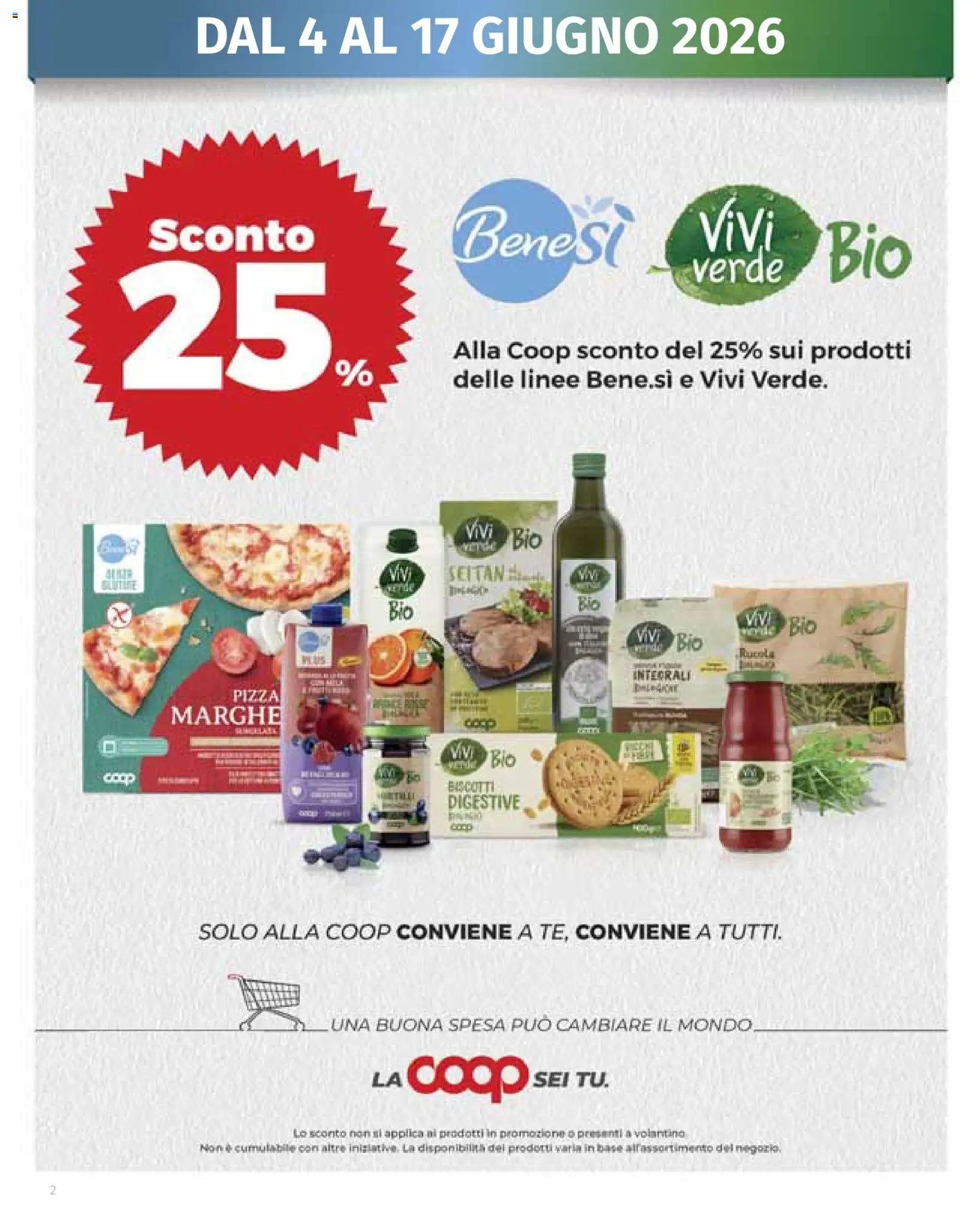 Volantino COOP del 28.05.2026 | Pagina: 2 | Prodotti: Pizza, Seitan