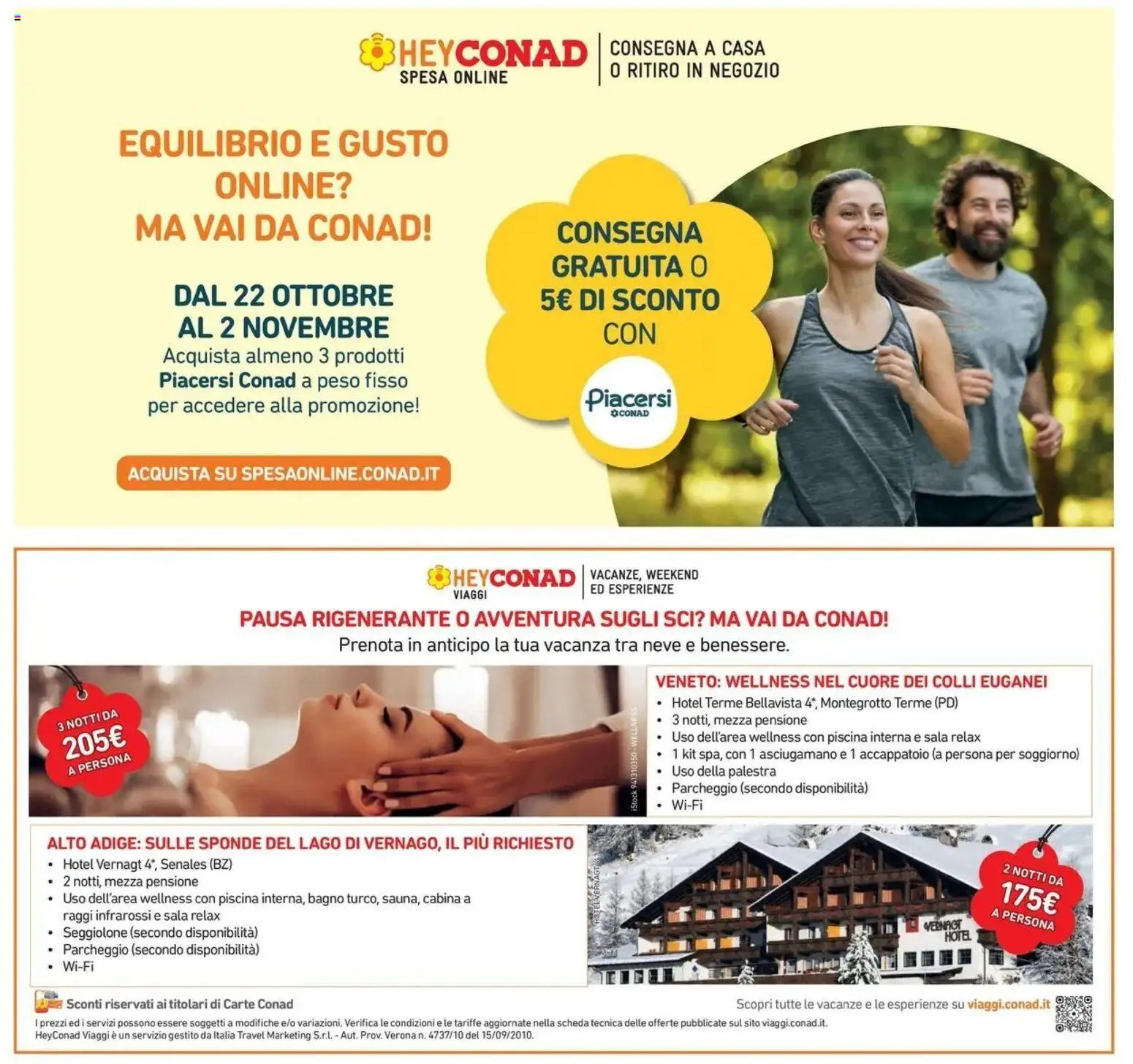 Volantino Conad del 21/10/2026 | Pagina: 43 | Prodotti: Accappatoio, Piscina, Asciugamano, Bagno