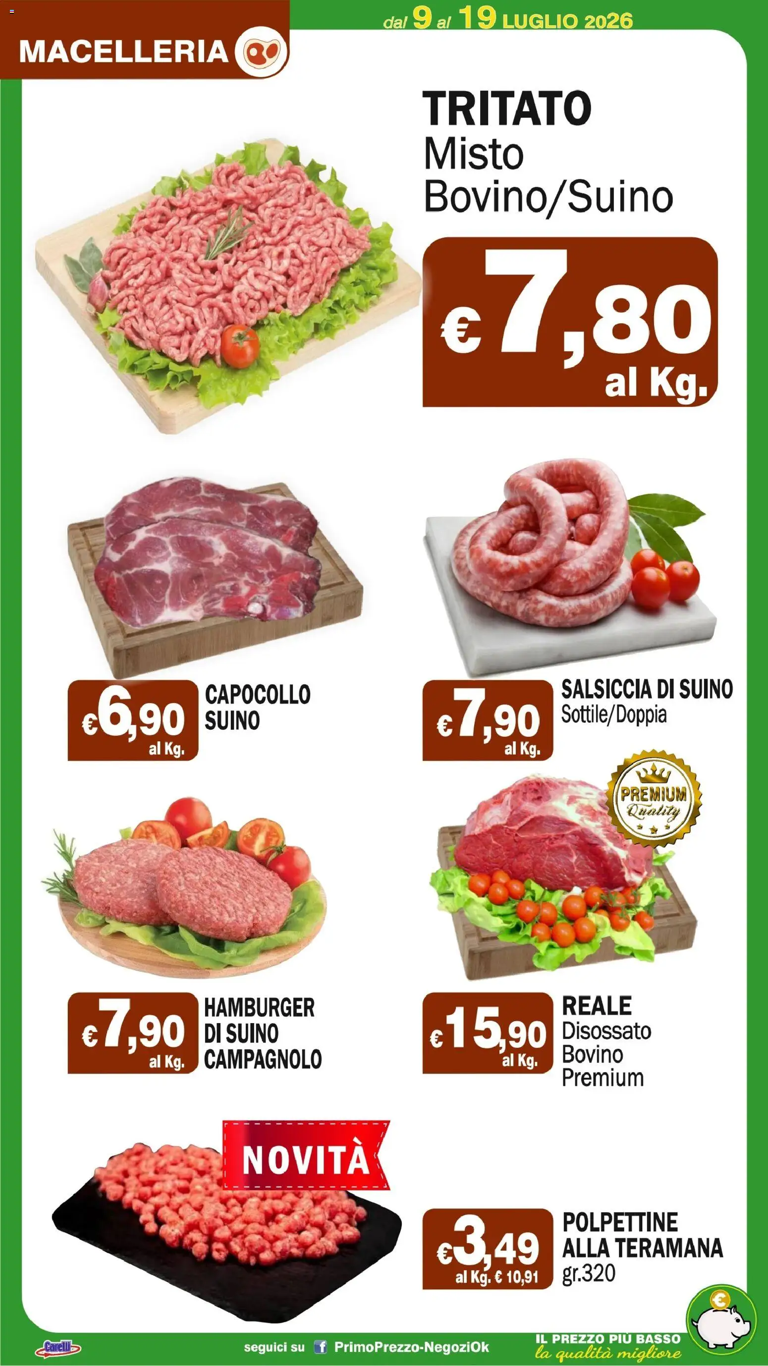 Volantino Primo Prezzo del 09/07/2026 | Pagina: 38
