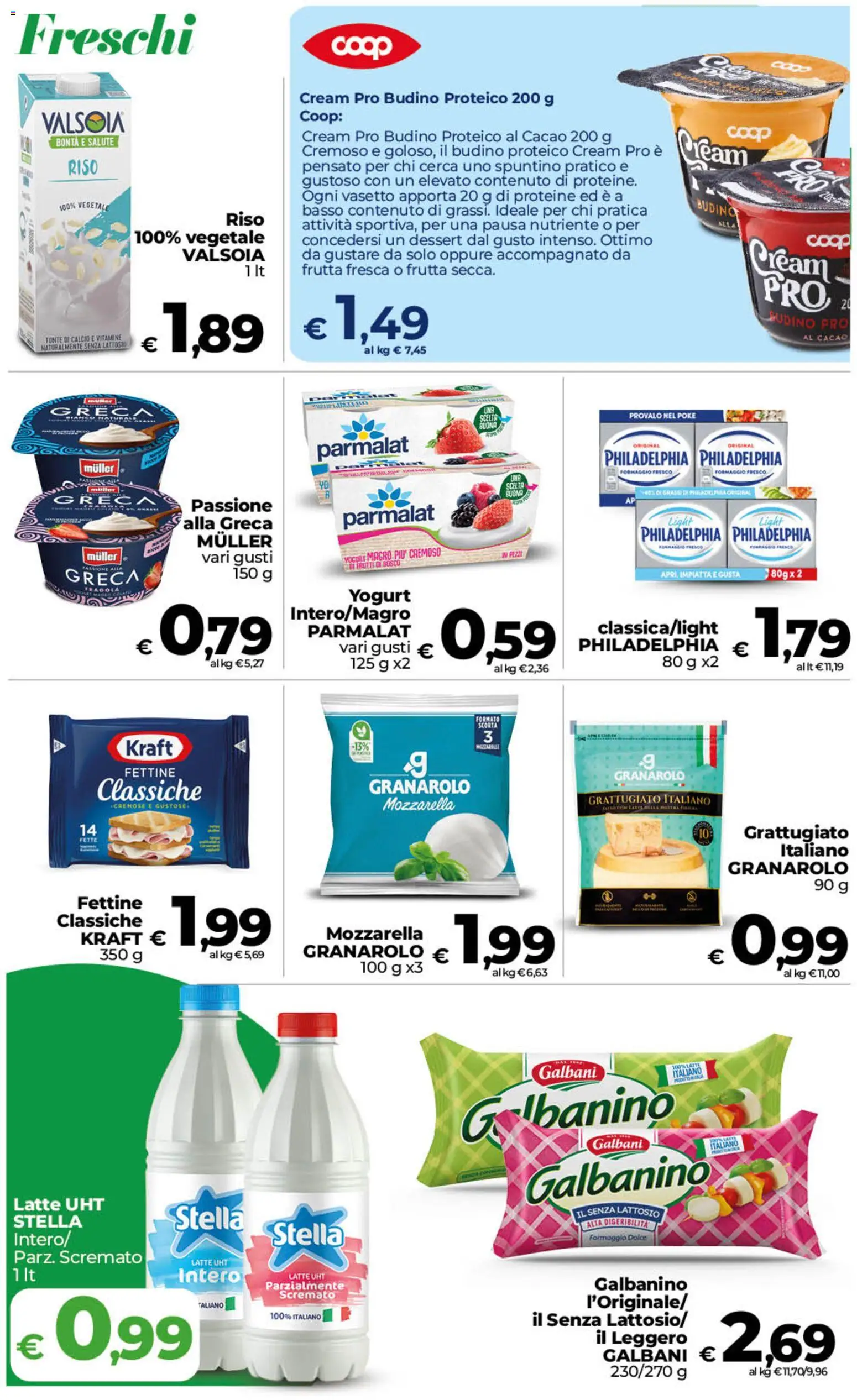 Volantino COOP del 22/09/2026 | Pagina: 6 | Prodotti: Frutta, Latte, Basso, Senza lattosio