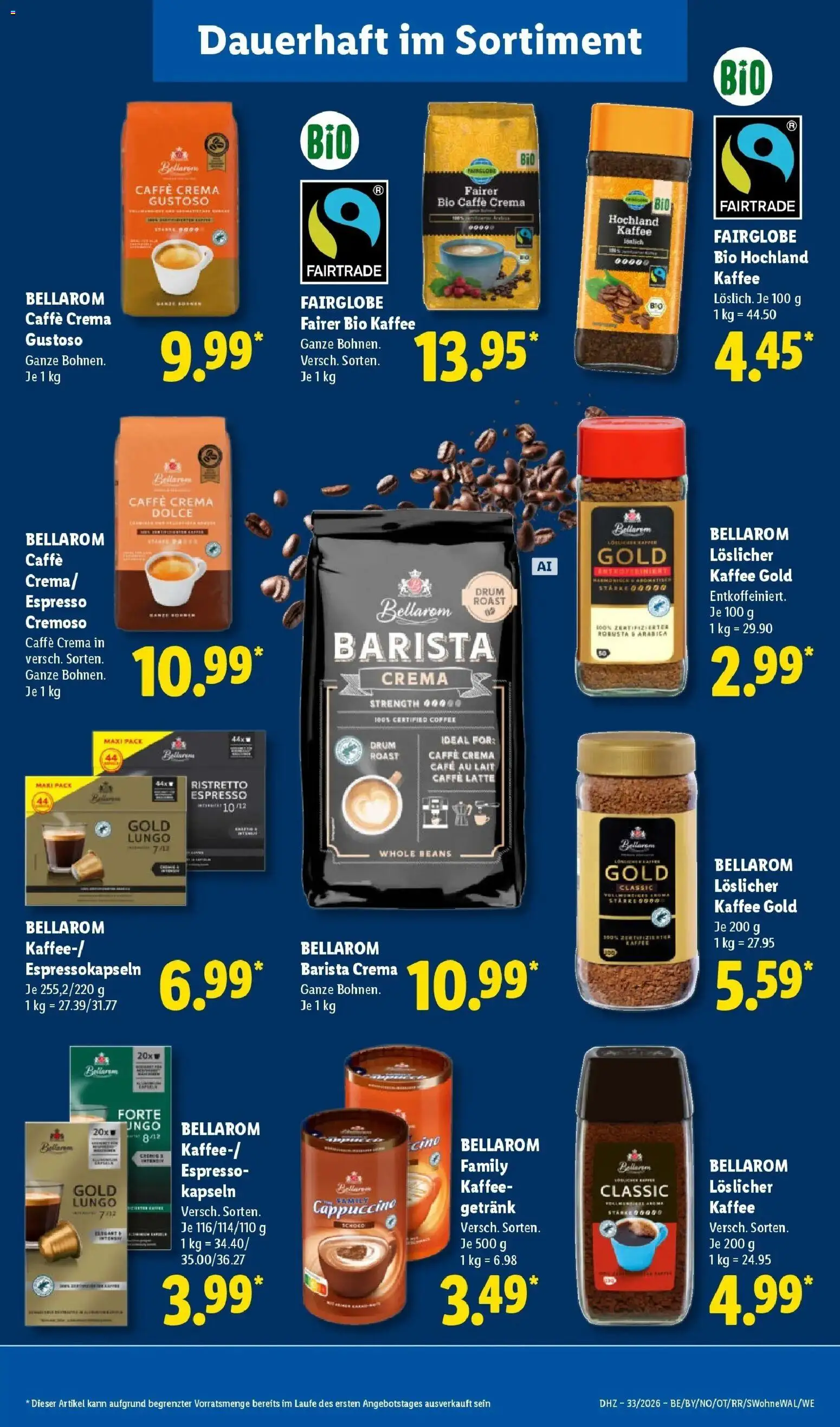 Lidl Prospekt Malchow (ab 10.08.2026) zum Blättern » Angebote | Seite: 17 | Produkte: Kaffee