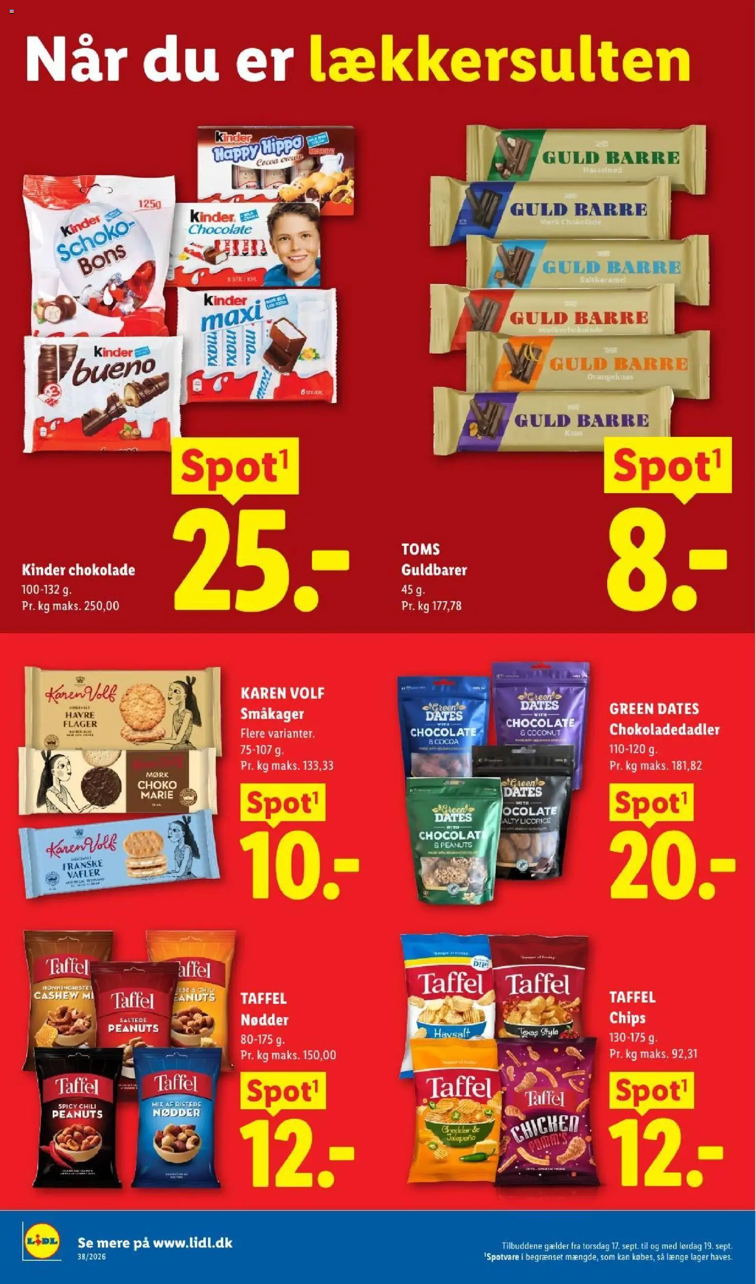 Lidl tilbudsavis – gyldig fra 13/09/2026 | Side: 36 | Produkter: Cheddar, Cookies, Vafler, Flager