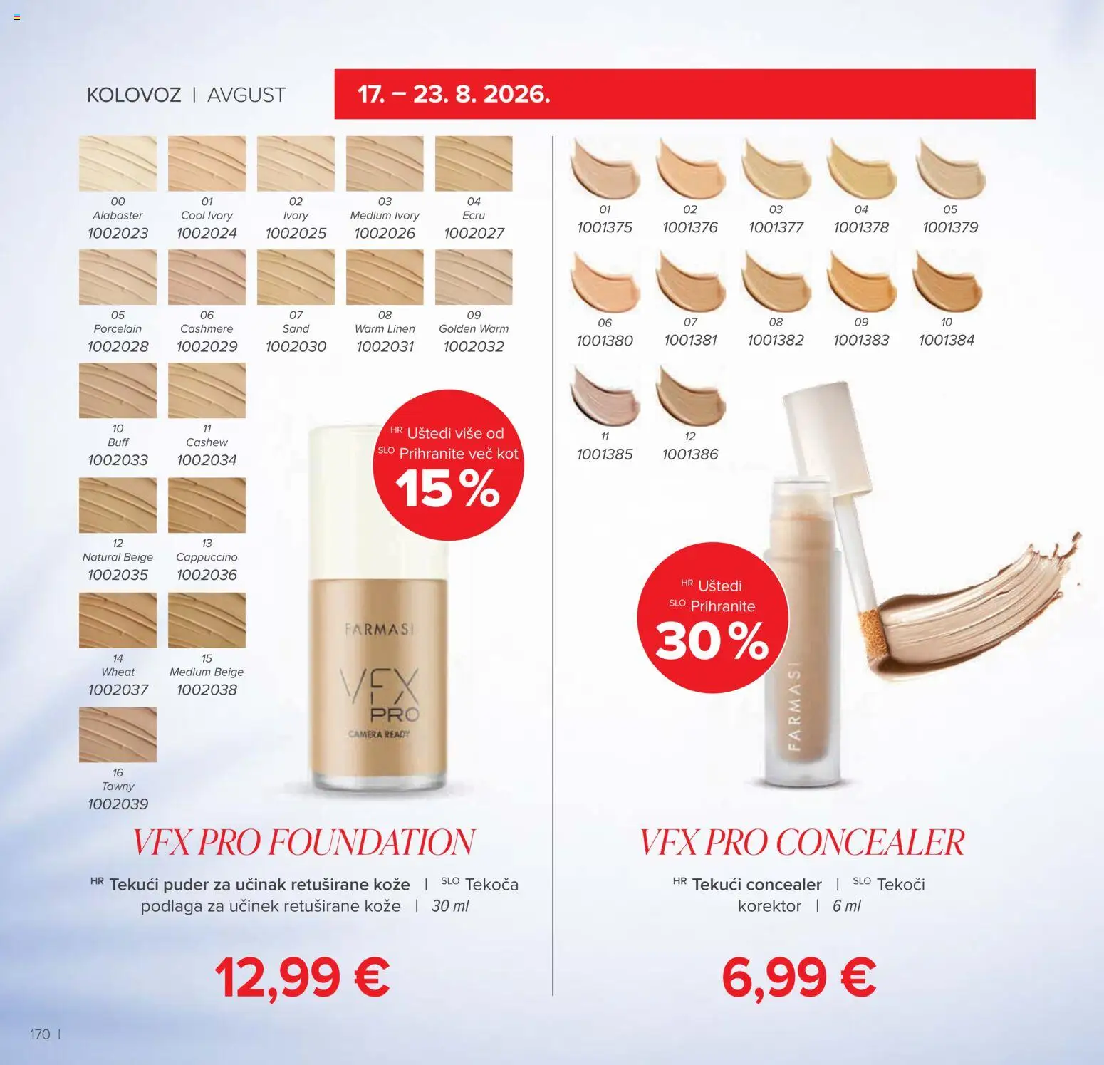 Farmasi katalog | vrijedi od 01.08.2026 | Stranica: 168