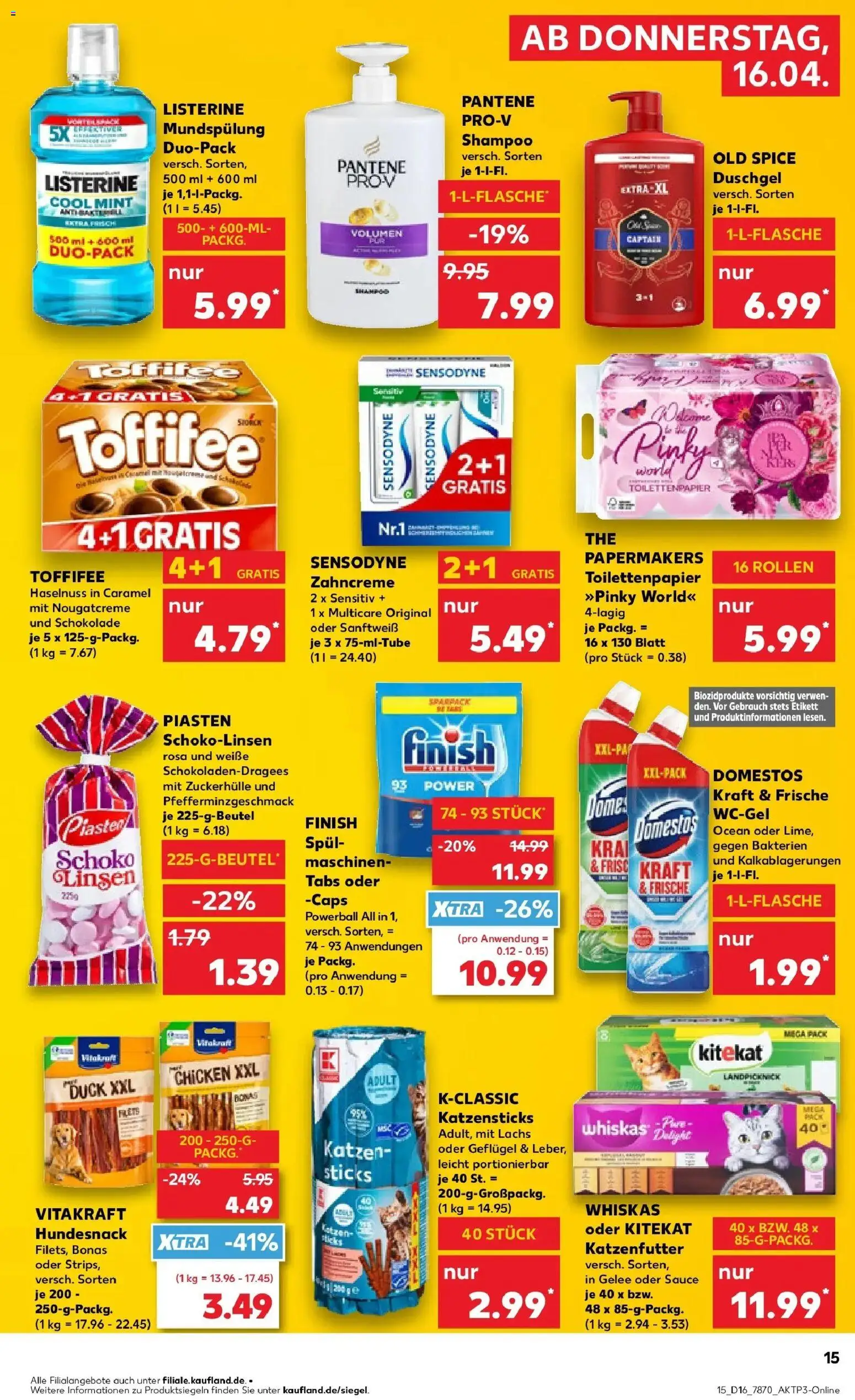 Kaufland Prospekt Sindelfingen	 – gültig ab 13.04.2026 | Seite: 27 | Produkte: Schokolade, Finish, Lachs, Whiskas