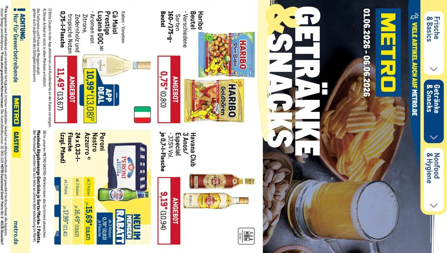 Metro Prospekt – gültig ab 01.06.2026 | Seite: 23 | Produkte: Havana club, Haribo
