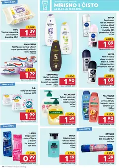 Pivac Katalog - Pregled kataloga iz trgovine Pivac, vrijedi od 04.05.2026 | Stranica: 14 | Proizvodi: Tamponi, Sapun, Gel za tuširanje, Vreće za smeće