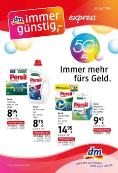 dm drogerie markt Journal Express August ab 30.07.2026 gültig