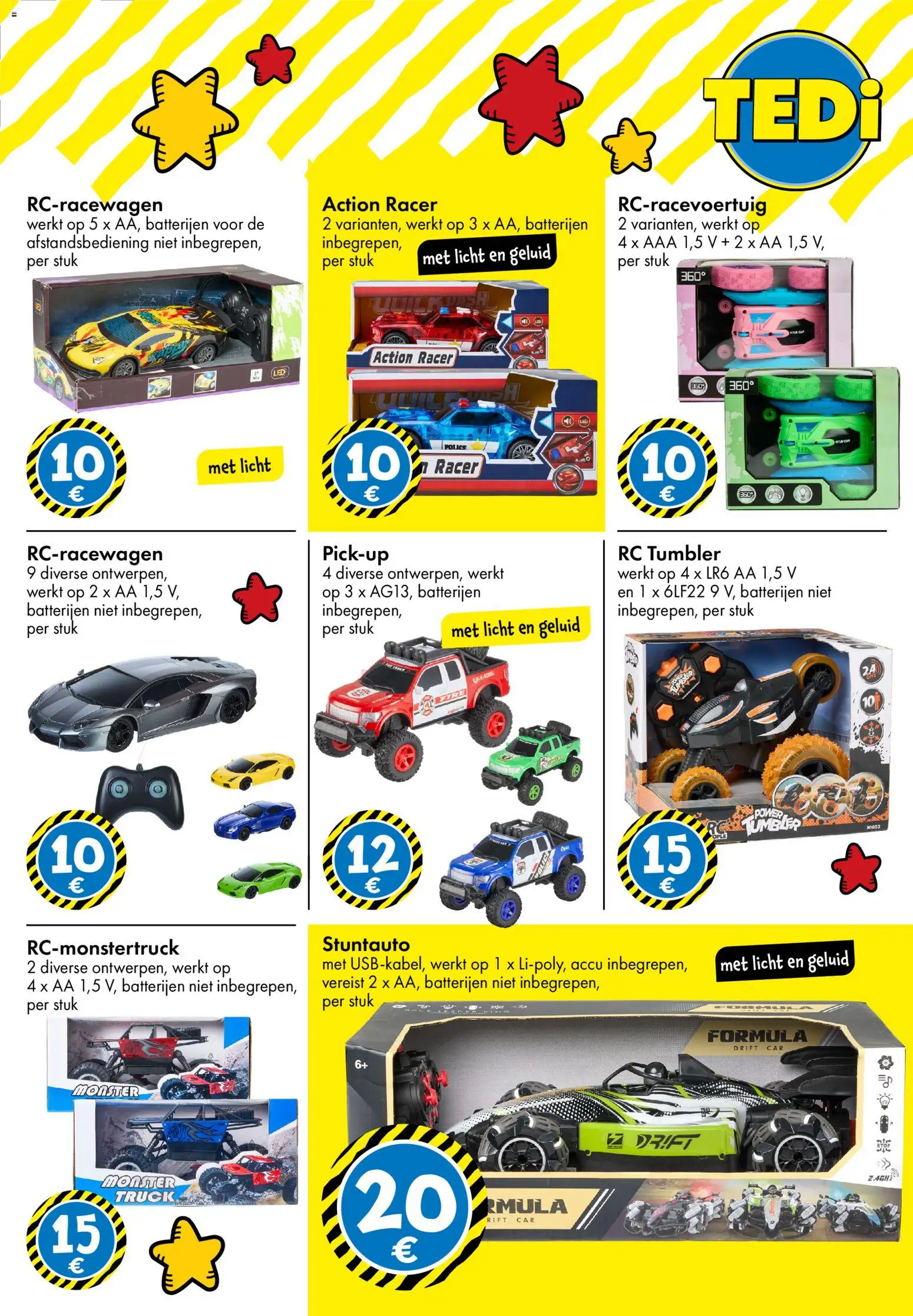 {H1} | Pagina: 10 | Producten: Monster, Geluid, Batterijen
