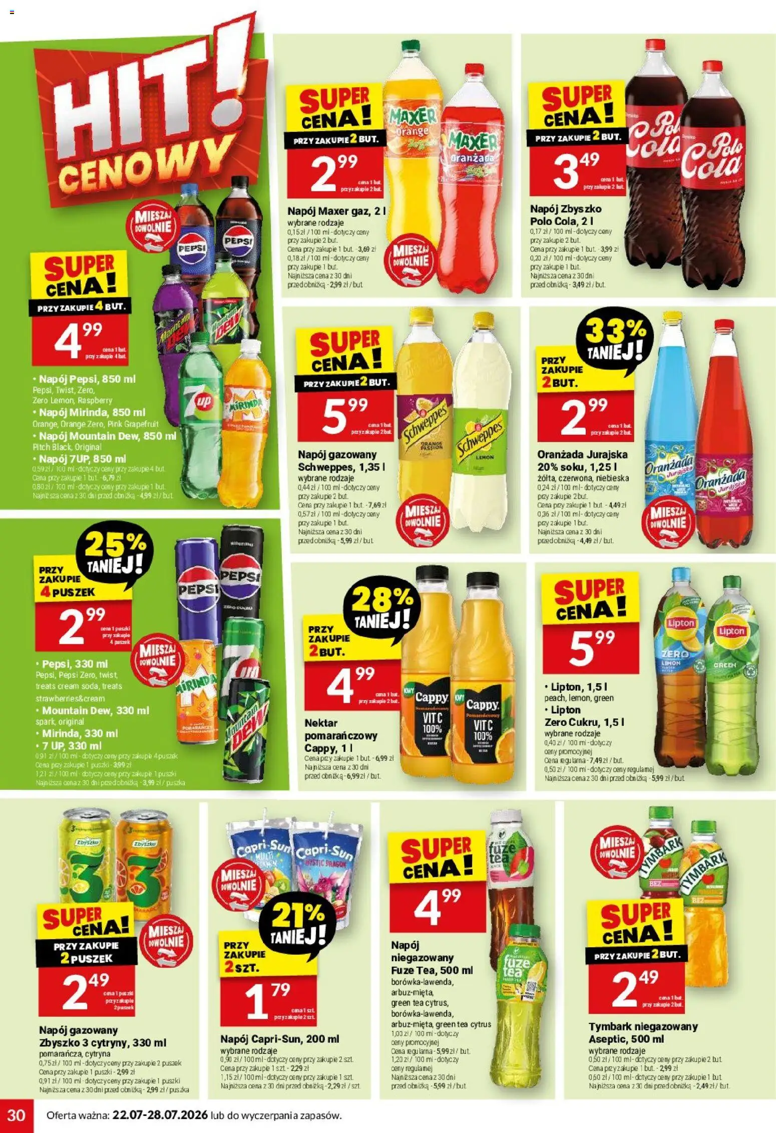 Twój Market gazetka od 22.07.2026 | Strona: 30 | Produkty: Cytryna, Pepsi