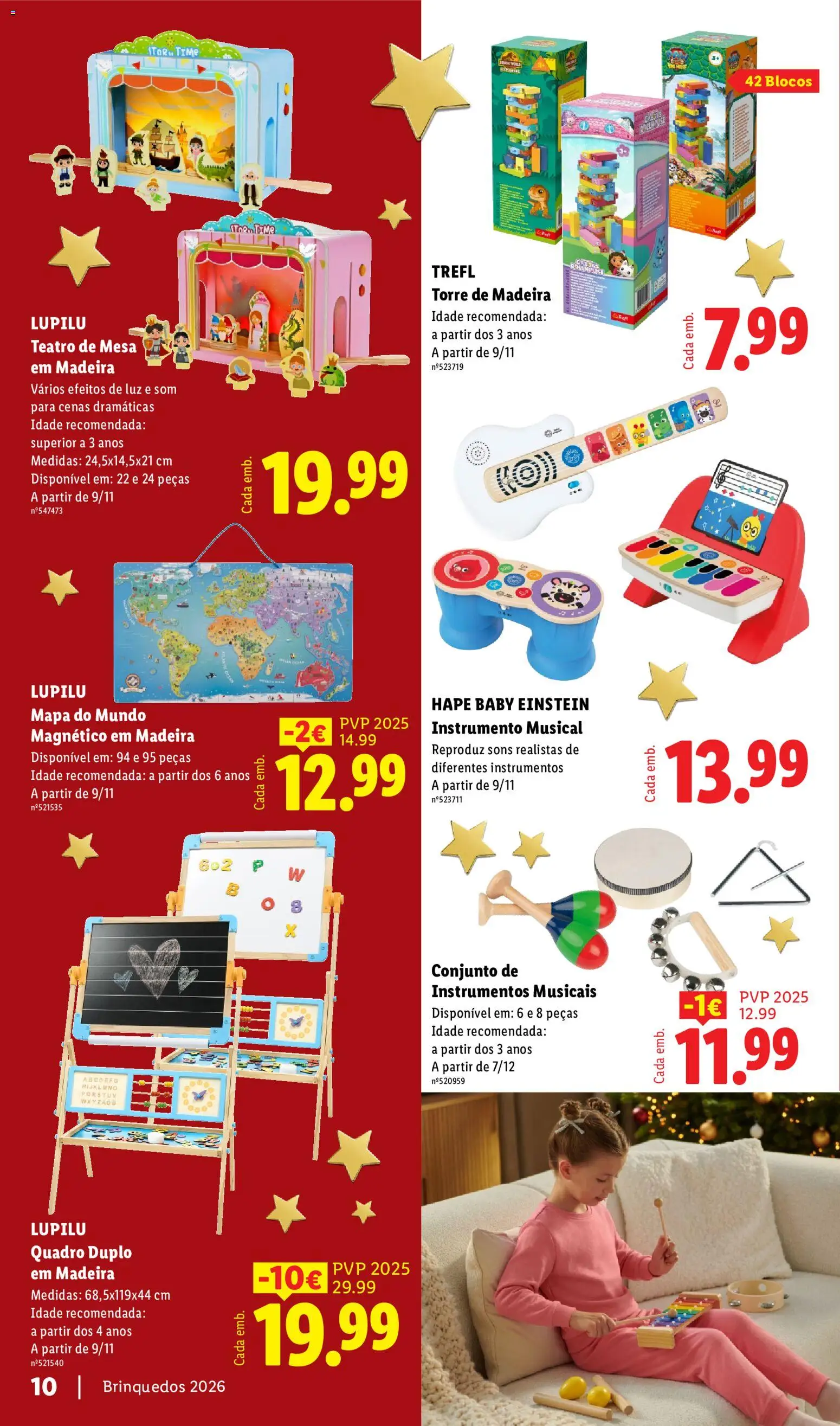 Lidl Folheto Especial Brinquedos │ válido de 26/10/2026 | Página: 10 | Produtos: Quadro, Mesa, Brinquedos