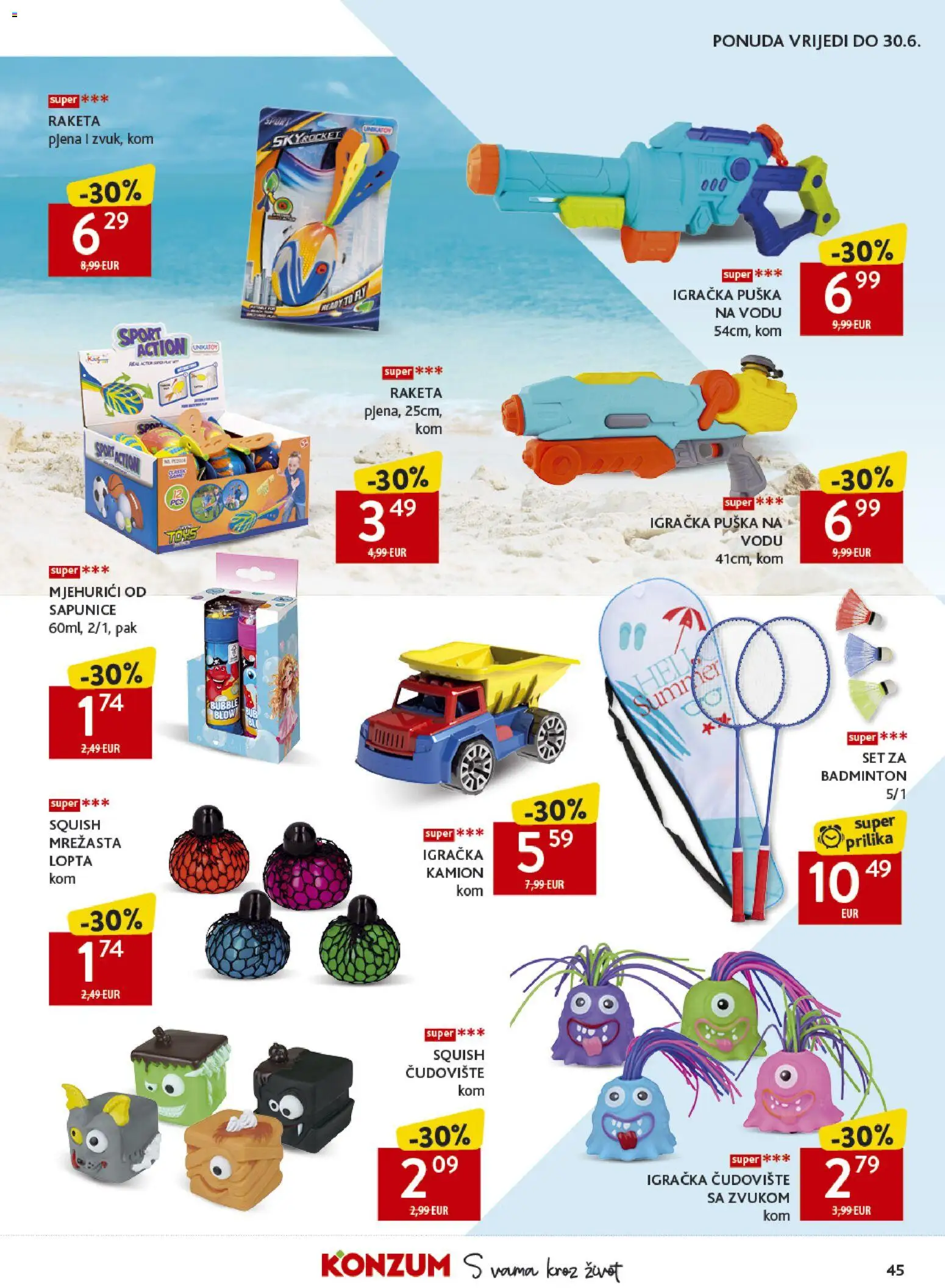 Konzum HR akciós ujság - amely érvényes a következő dátumtól: 17.06.2026 | Oldal: 45