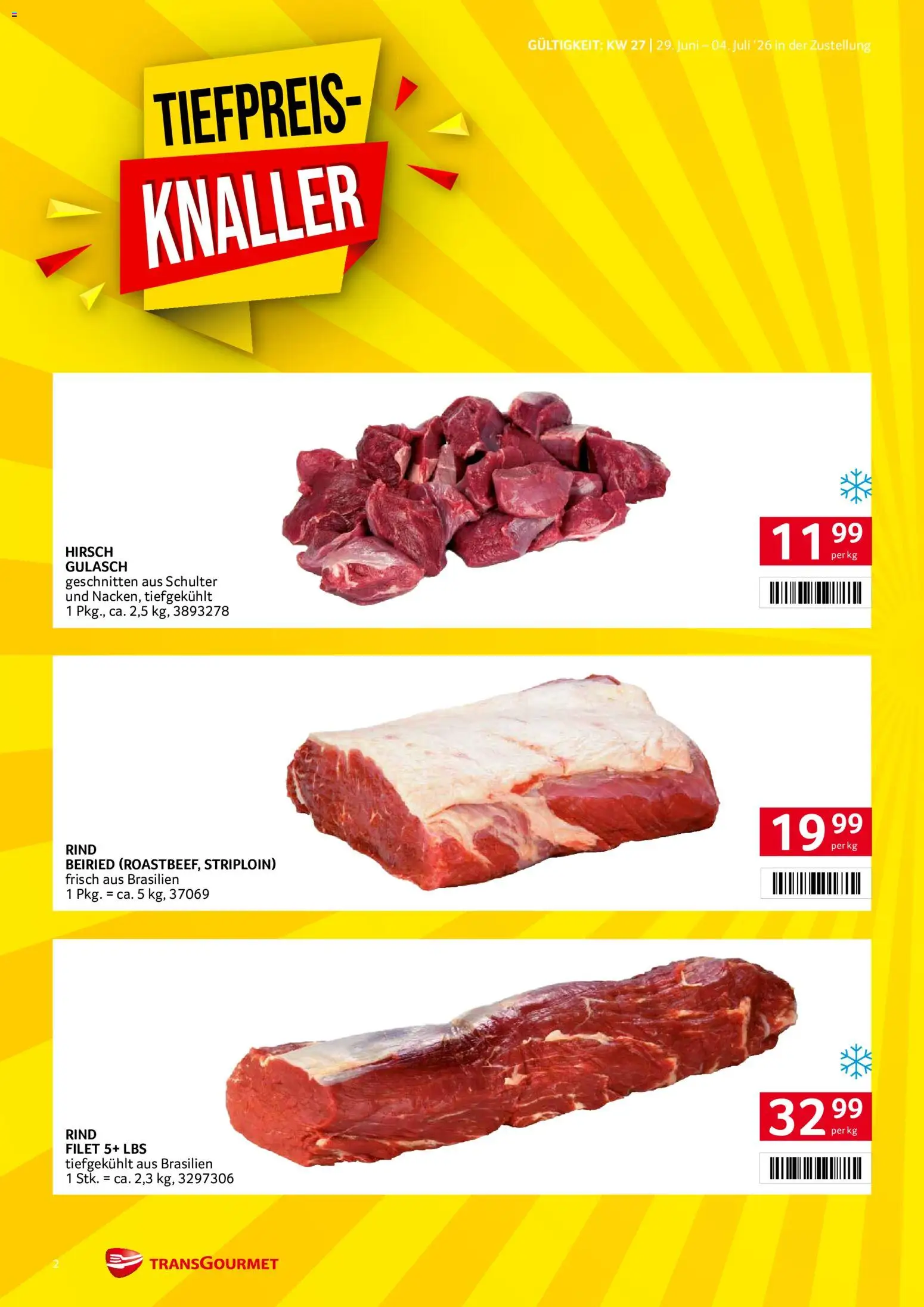 Transgourmet Zustellaktion gültig ab 29.06.2026 | Seite: 2