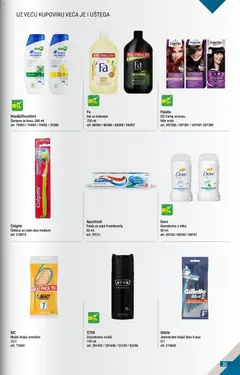 Metro katalog BMPL - pregled Metro kataloga - važi od 01.08.2026 | Strana: 31 | Proizvode: Colgate, Šampon, Dove, Četkica za zube