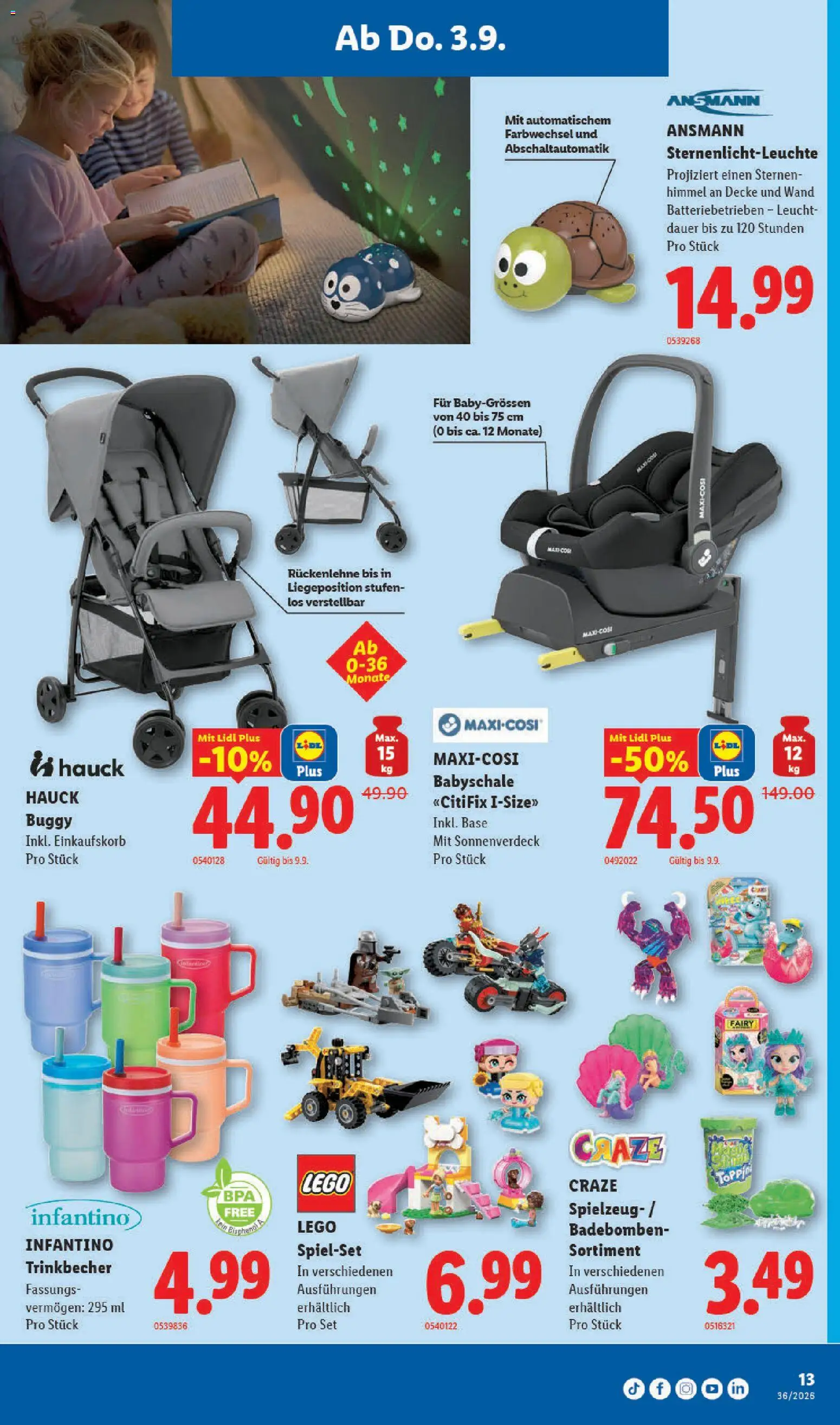 Lidl aktionen – gültig ab 03.09.2026 | Seite: 17 | Produkte: Decke