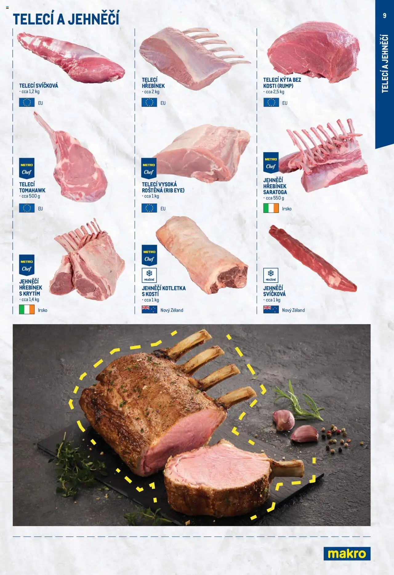Makro leták - Steaky od 17.07.2025 | Strana: 9 | Produkty: Kýta