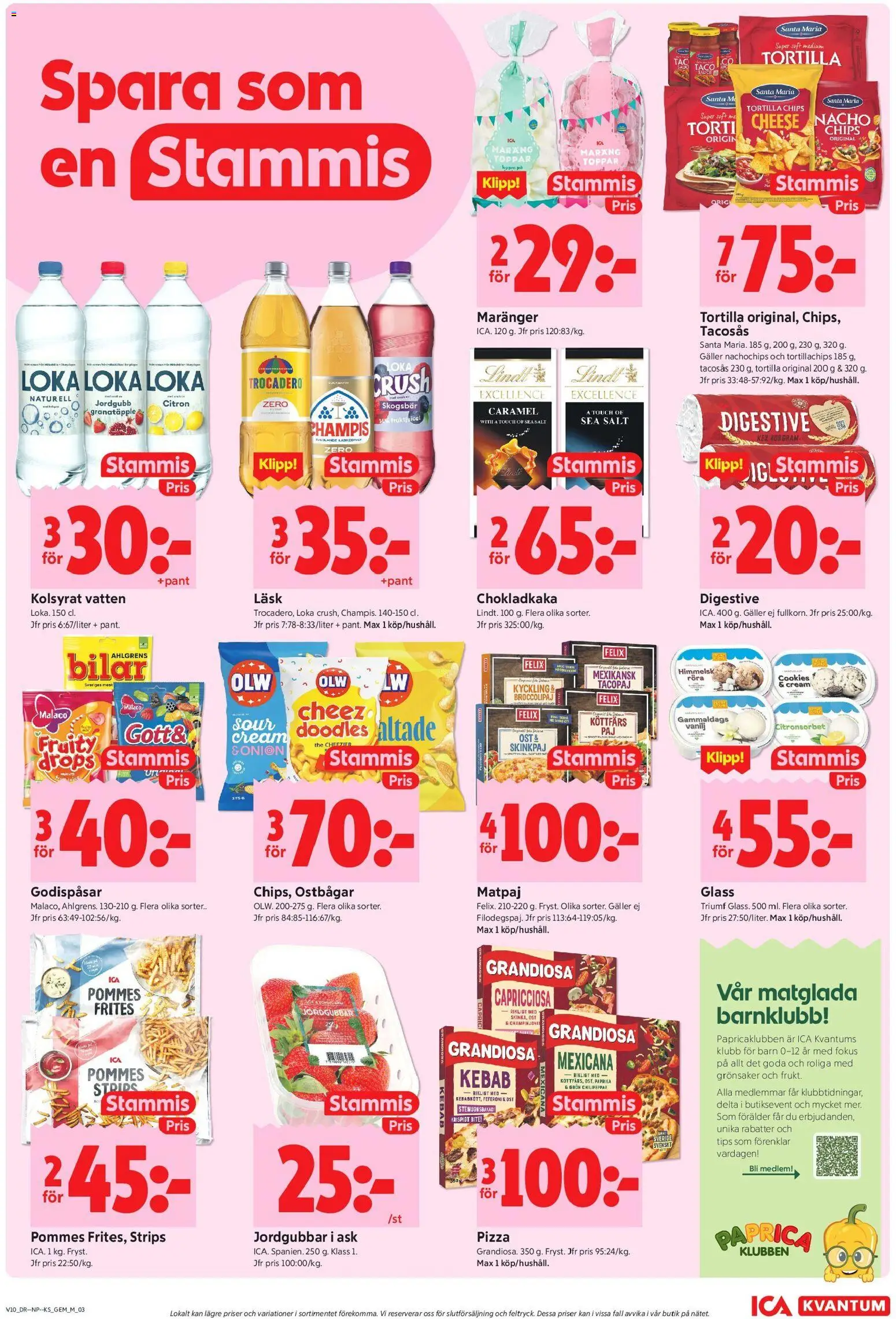 ICA Kvantum reklamblad aktuell från 02/03/2026 | Sida: 3 | Produkter: Salt, Skogsbär, Loka, Citron