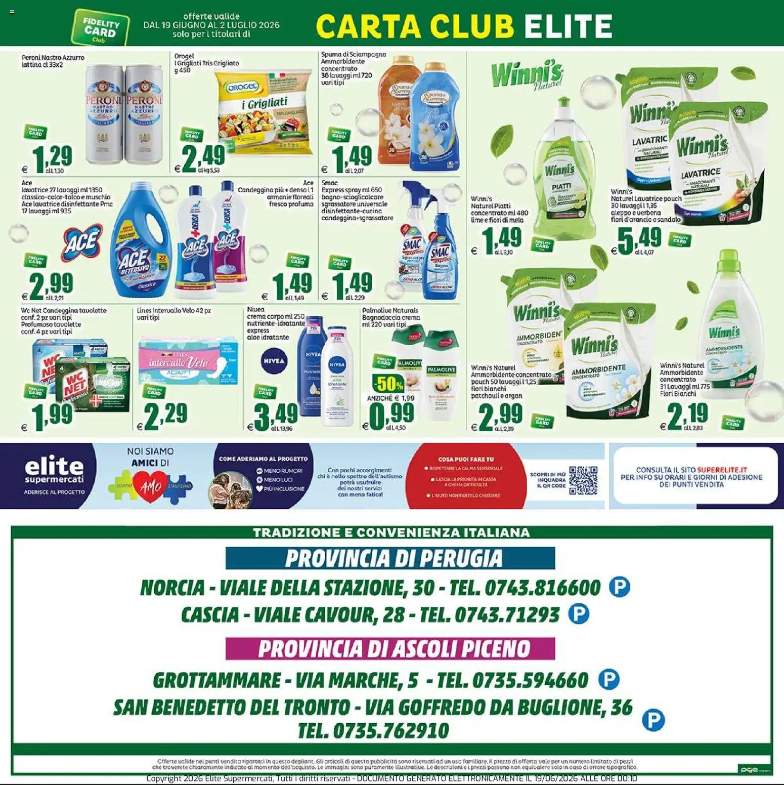 Volantino Elite Supermercati del 19.06.2026 | Pagina: 20
