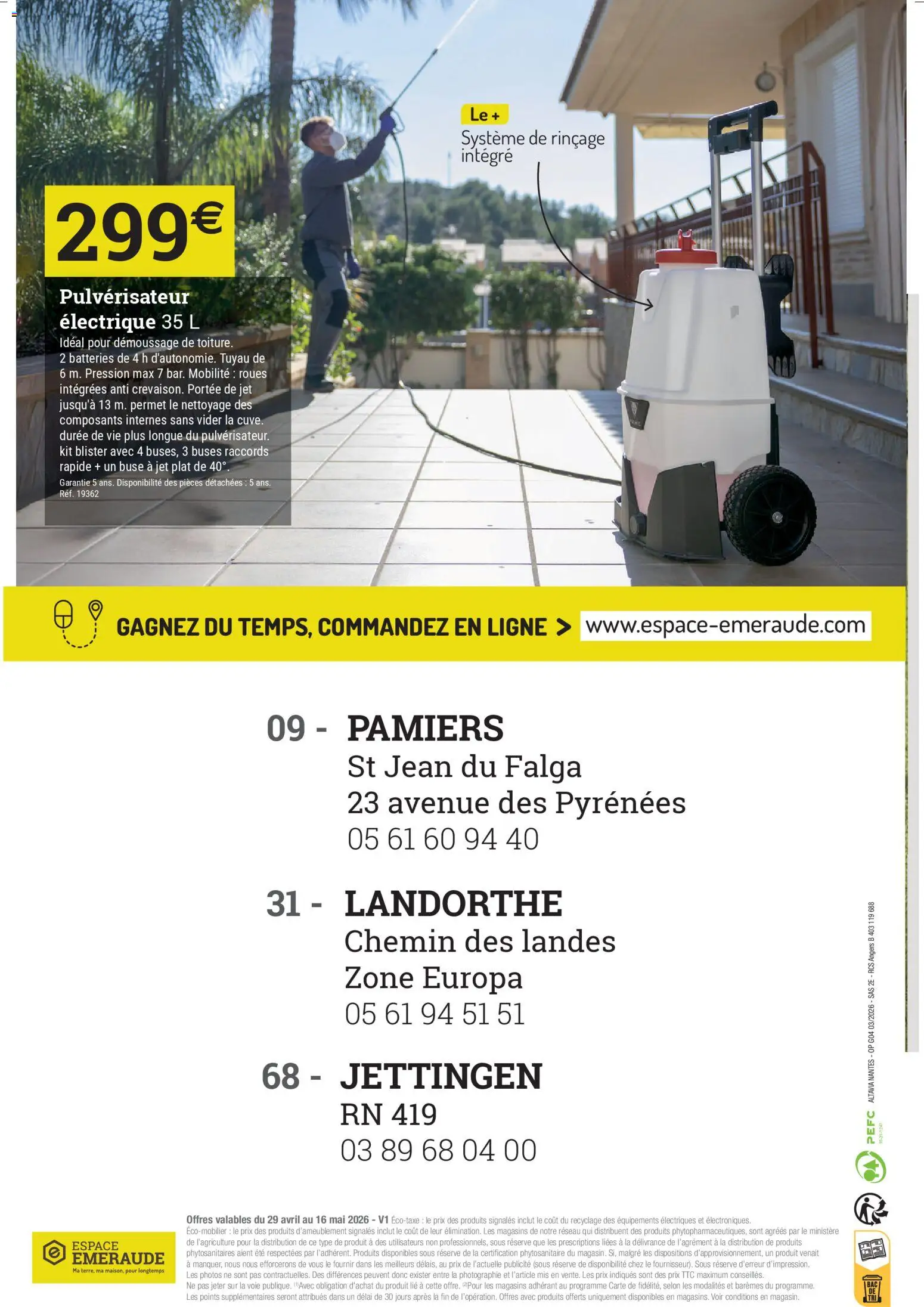 {H1} | Page: 20 | Produits: Pulvérisateur électrique, Tuyau