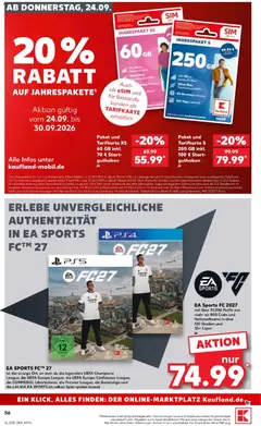 Kaufland Prospekt Potsdam ab 24.09.2026 gültig | Seite: 54 | Produkte: Spiel, Telefon