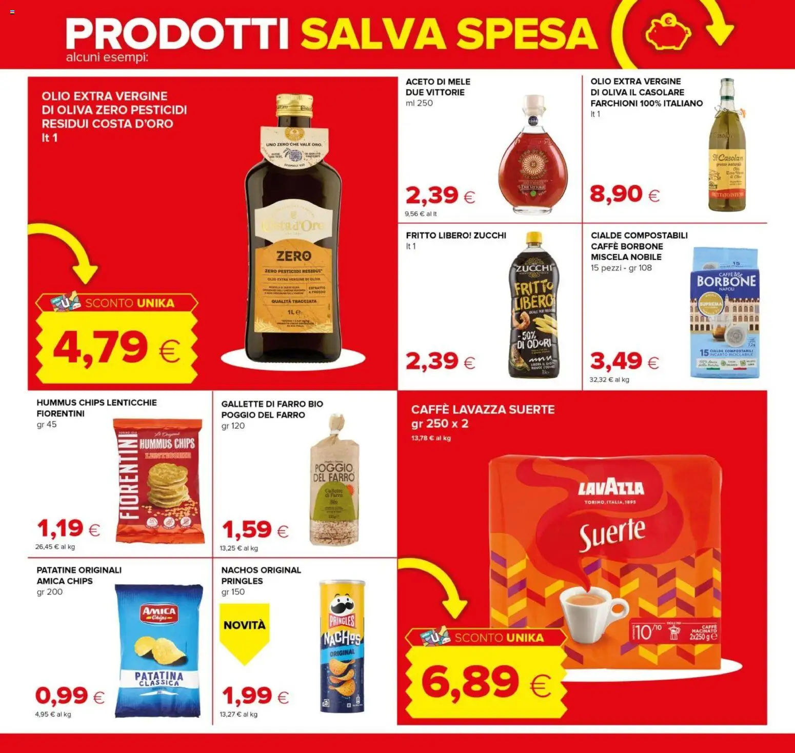 Volantino Tigre del 08/10/2026 | Pagina: 14 | Prodotti: Caffè, Hummus, Cialde, Lavazza