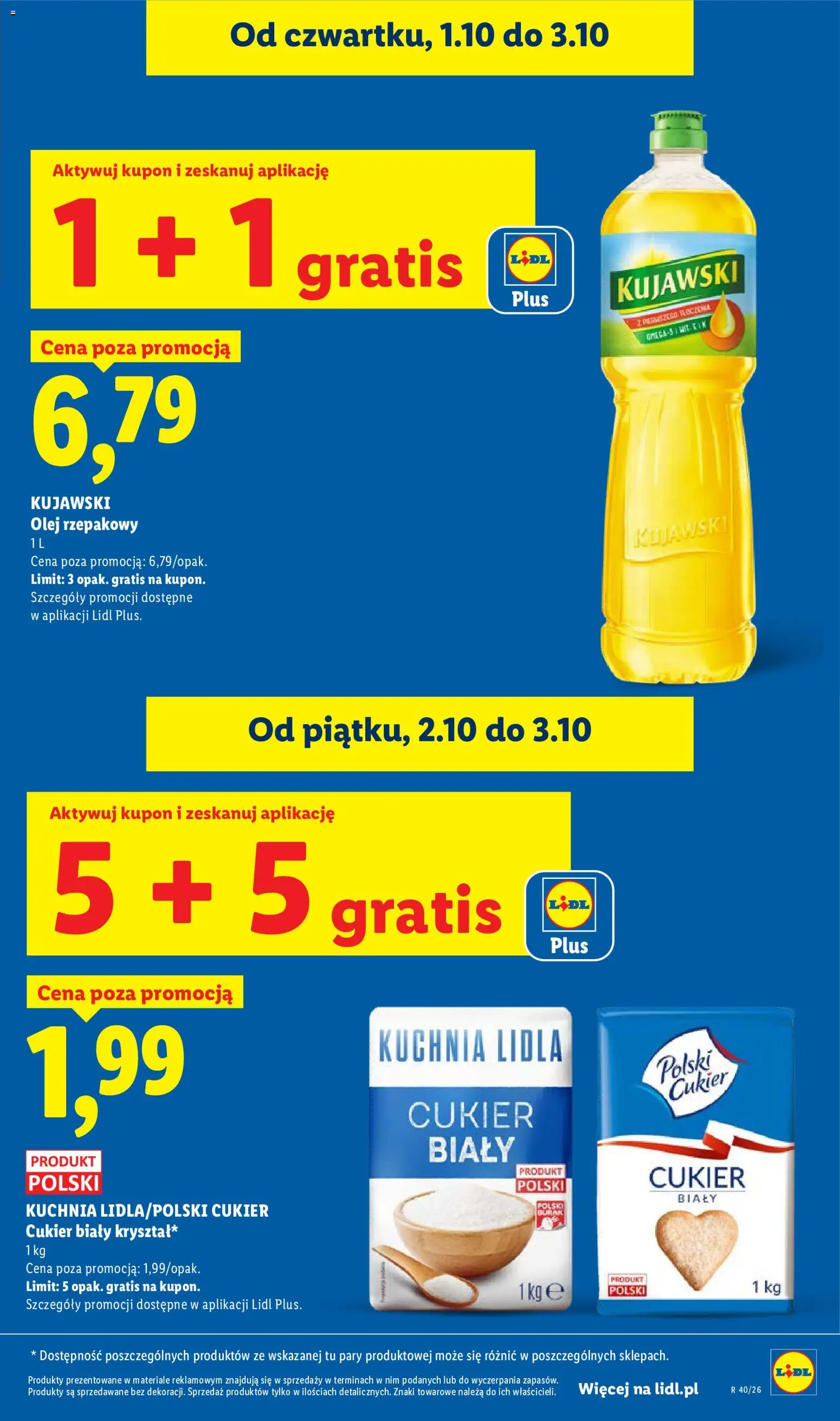 Lidl Polsko leták od 01.10.2026 | Strana: 7 | Produkty: Olej