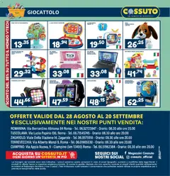 Anteprima del volantino Cossuto volantino valido a partire dal 28/08/2026 | Pagina: 16 | Prodotti: smart TV, Computer, Smartwatch, Terra