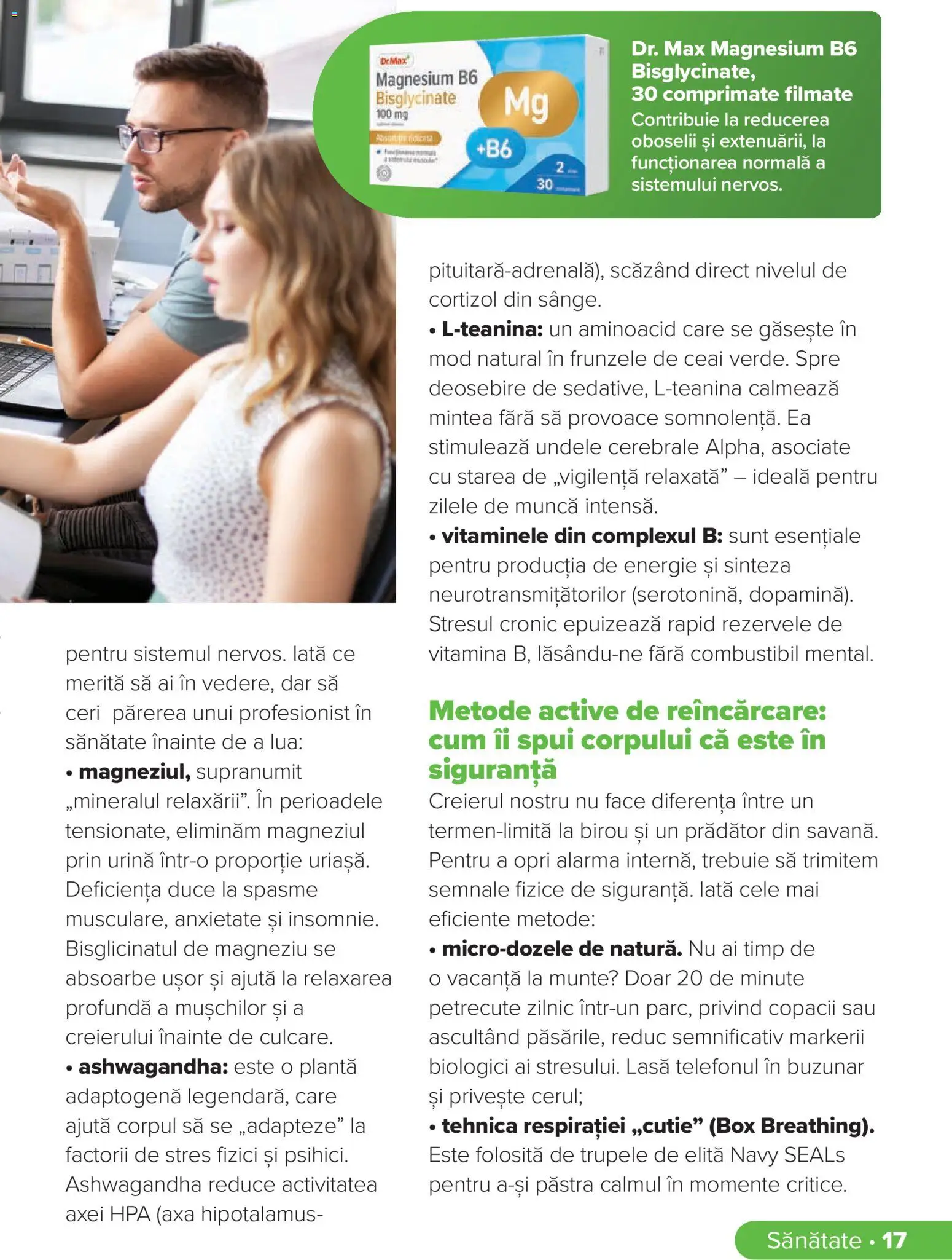 Noul catalog Dr.Max – valabil de la 01.09.2026 | Pagină: 17 | Produse: Birou, Active, Ceai