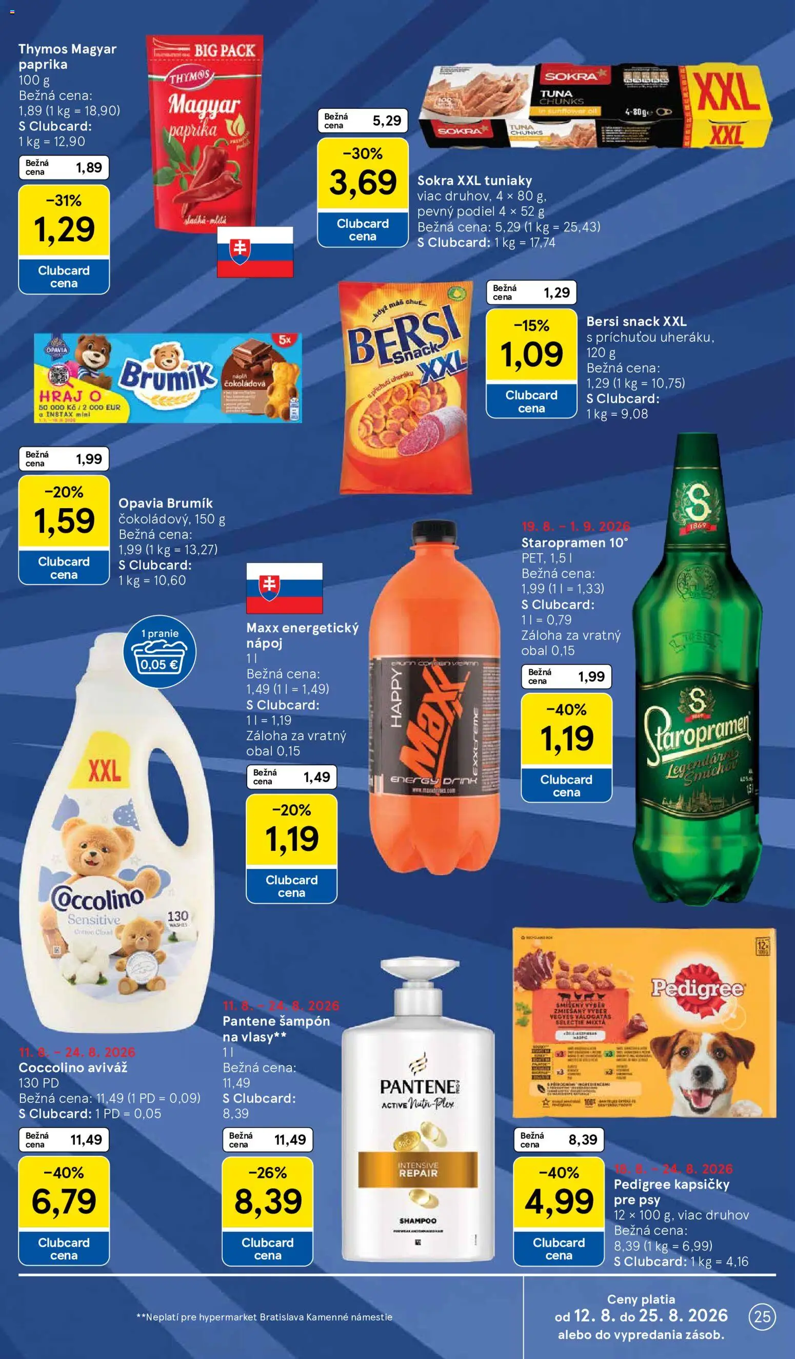 Nové Tesco akcie – leták je platný od 19.08.2026 | Strana: 25