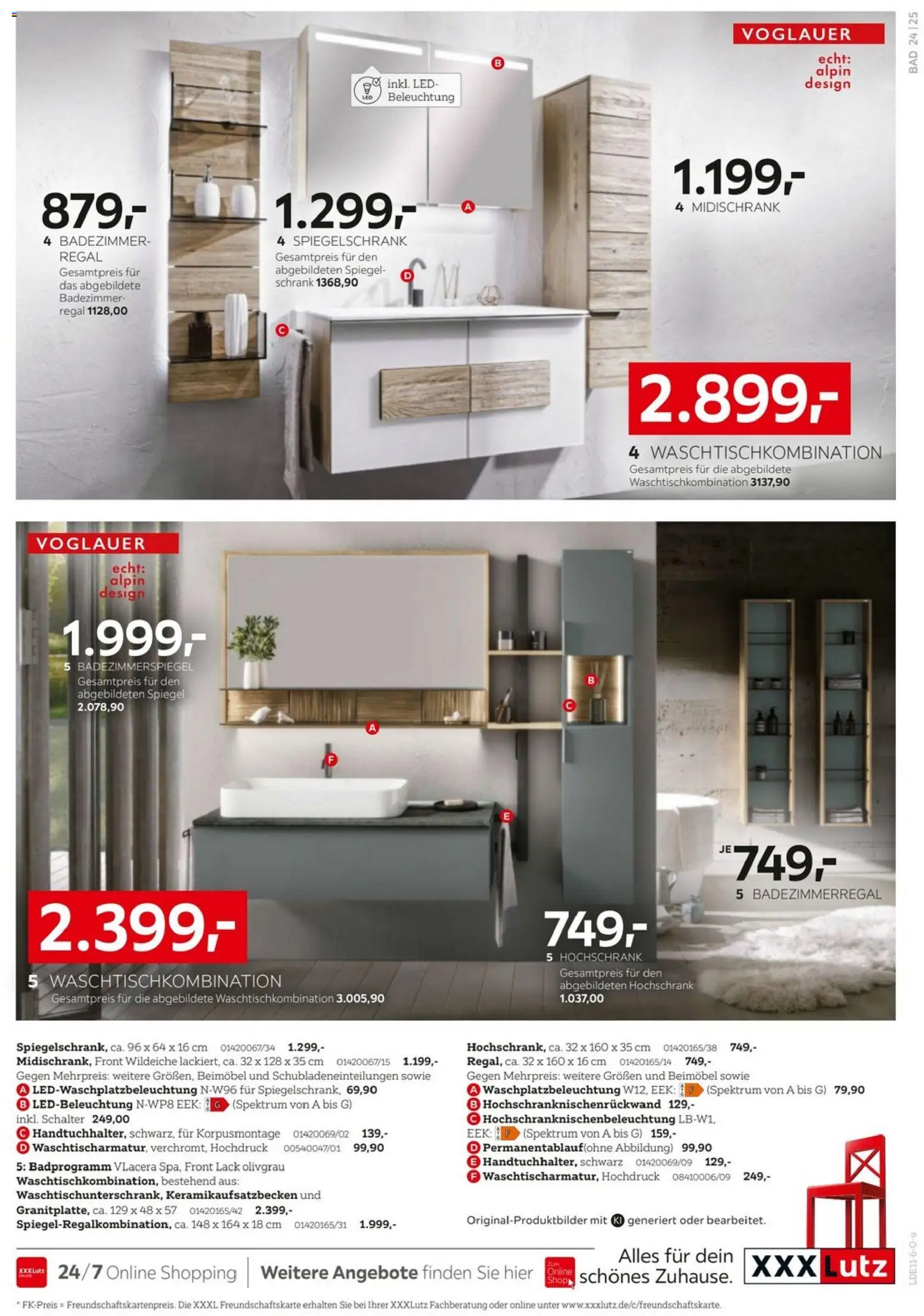 XXXLutz Badzimmertesterinnen und -tester gesucht – gültig ab 24.10.2026 | Seite: 24 | Produkte: Regal, Bad, Badezimmerspiegel, Hochschrank