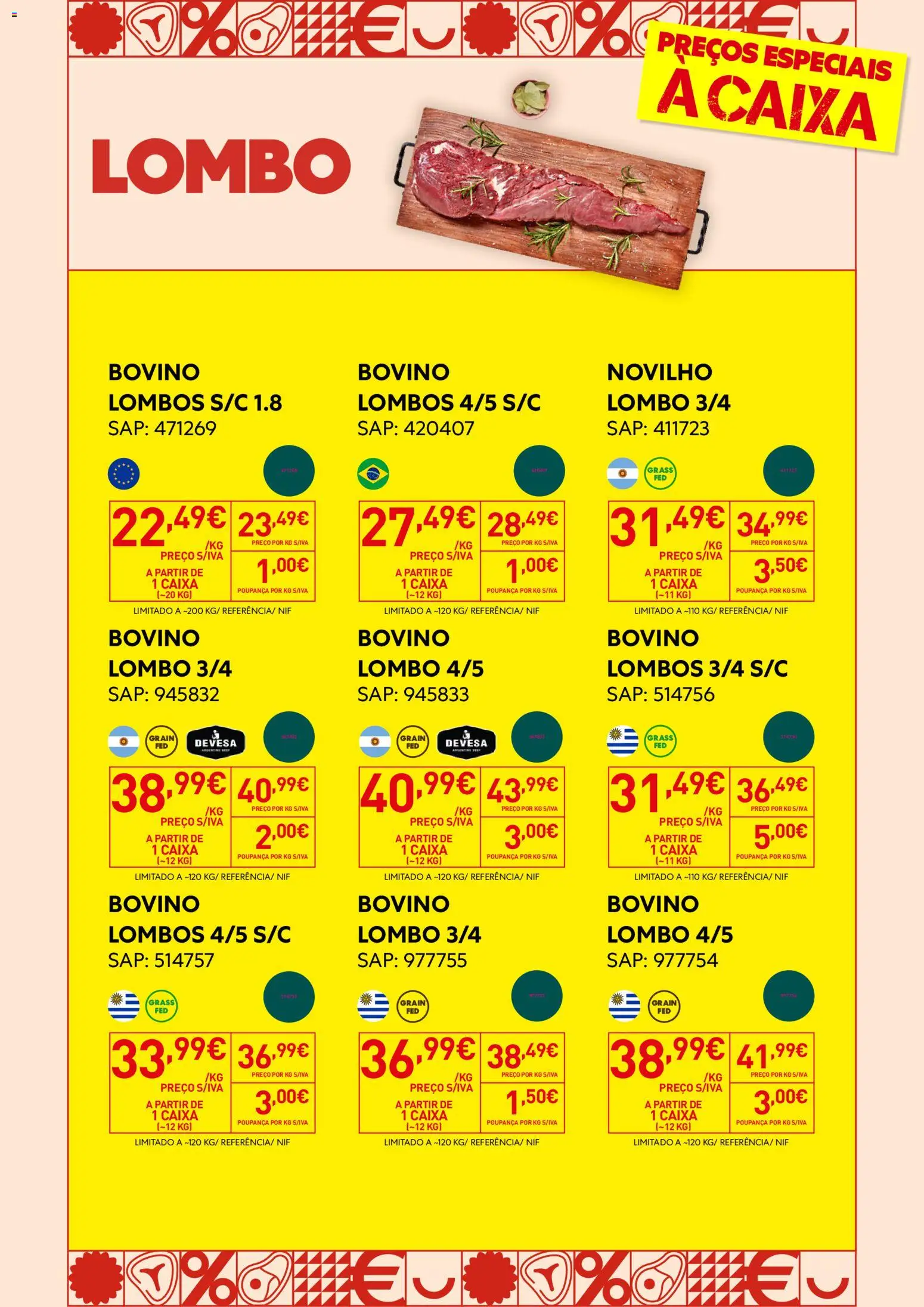 Recheio folheto │ válido de 10.06.2026 | Página: 4 | Produtos: Caixa, Lombo