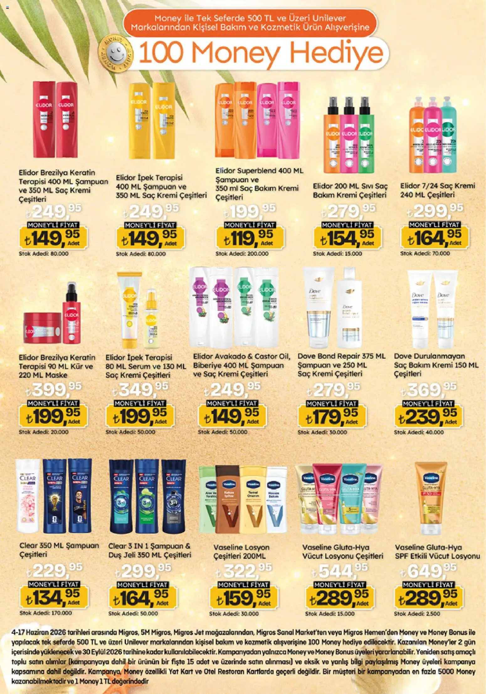 Migros Katalog - Migroskop - 04.06.2026 tarihinden itibaren geçerlidir | Sayfa: 10 | Ürünler: Duş, Şampuan, Maske, Duş jeli