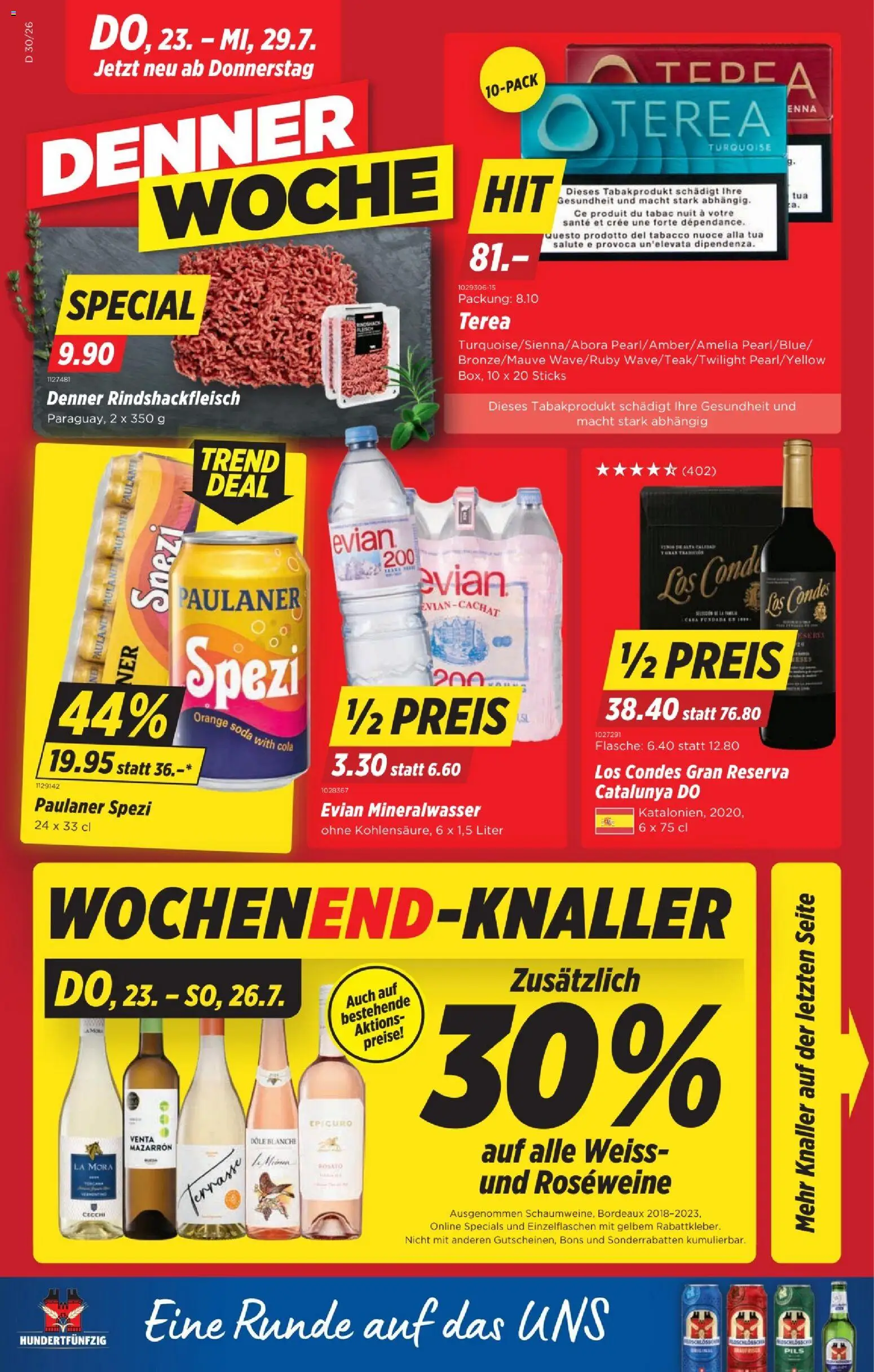 Denner aktionen | Angebote (23.07.2026 catalogue cover