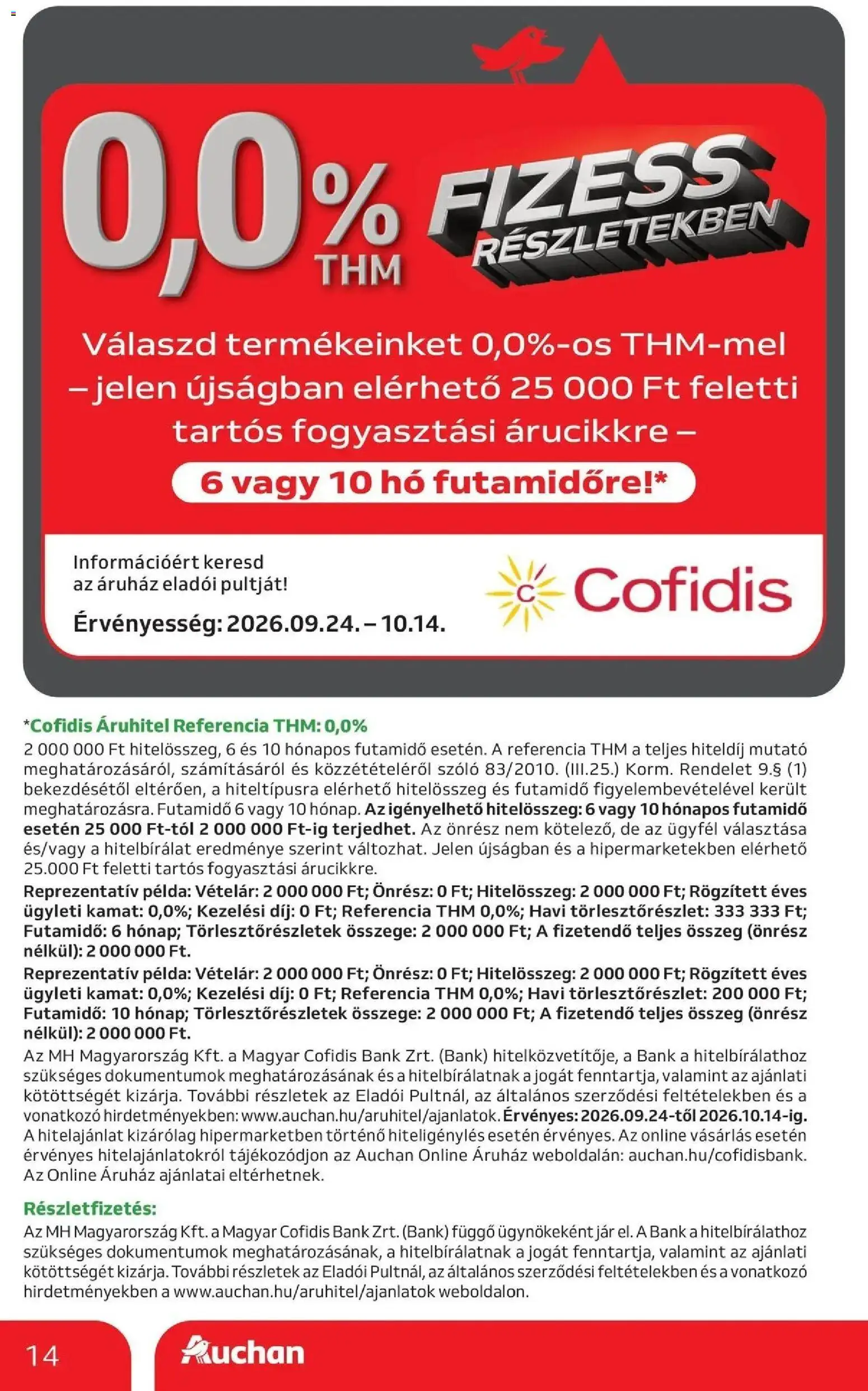 Auchan akciós újság Fót - 2026.09.24. -tól/töl > akció, lapozható szórólap 🛍️ | Oldal: 14 | Termékek: Szőlő, Jar
