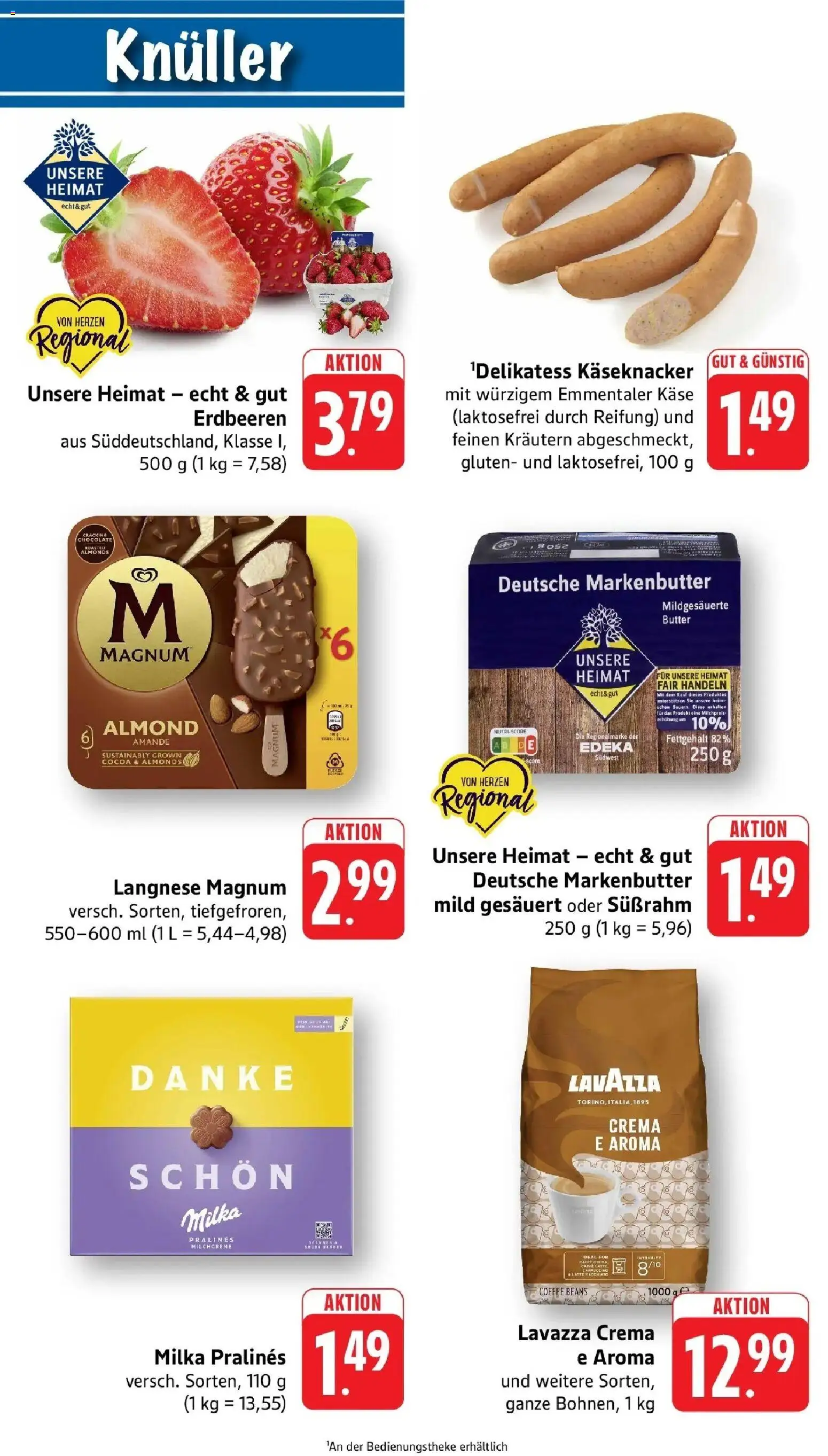nah & gut Prospekt Offenburg-Zunsweier – gültig ab 04.05.2026 | Seite: 10 | Produkte: Langnese, Butter, Milka, Erdbeeren