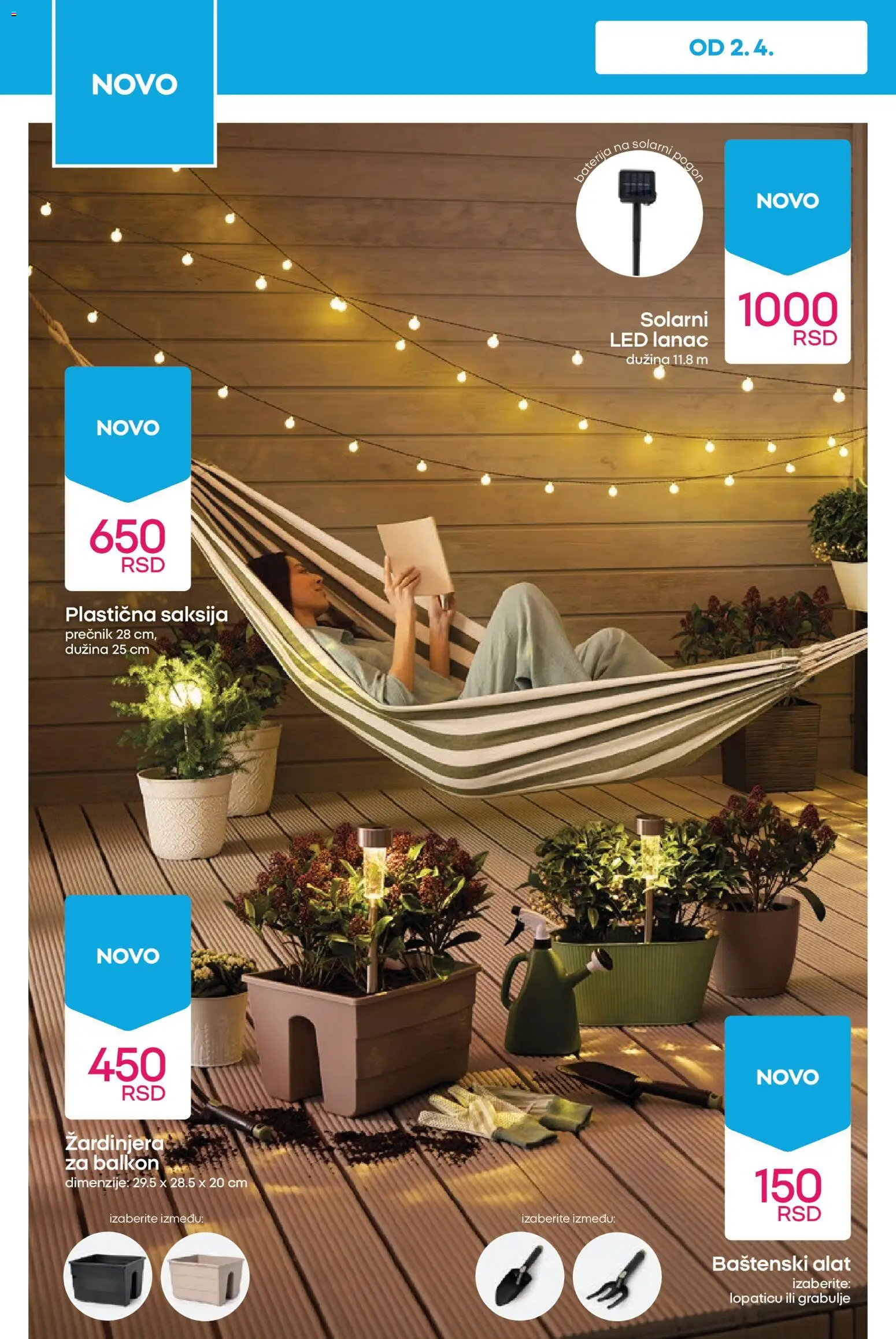 Pepco katalog - važi od 09.04.2026 | Strana: 8 | Proizvode: Saksija