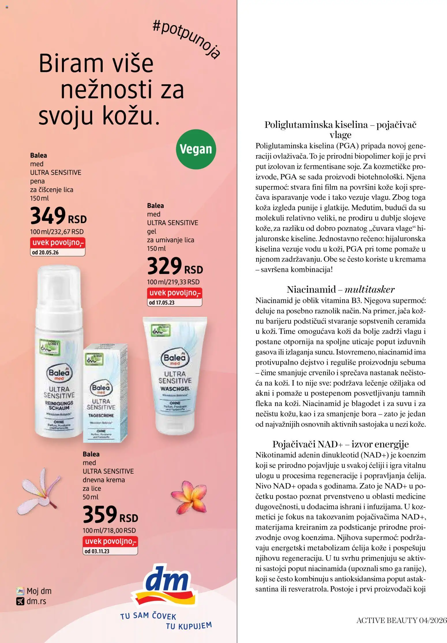 DM Drogerie katalog - važi od 15.10.2026 | Strana: 38 | Proizvode: Pena, Krema, Sastojci