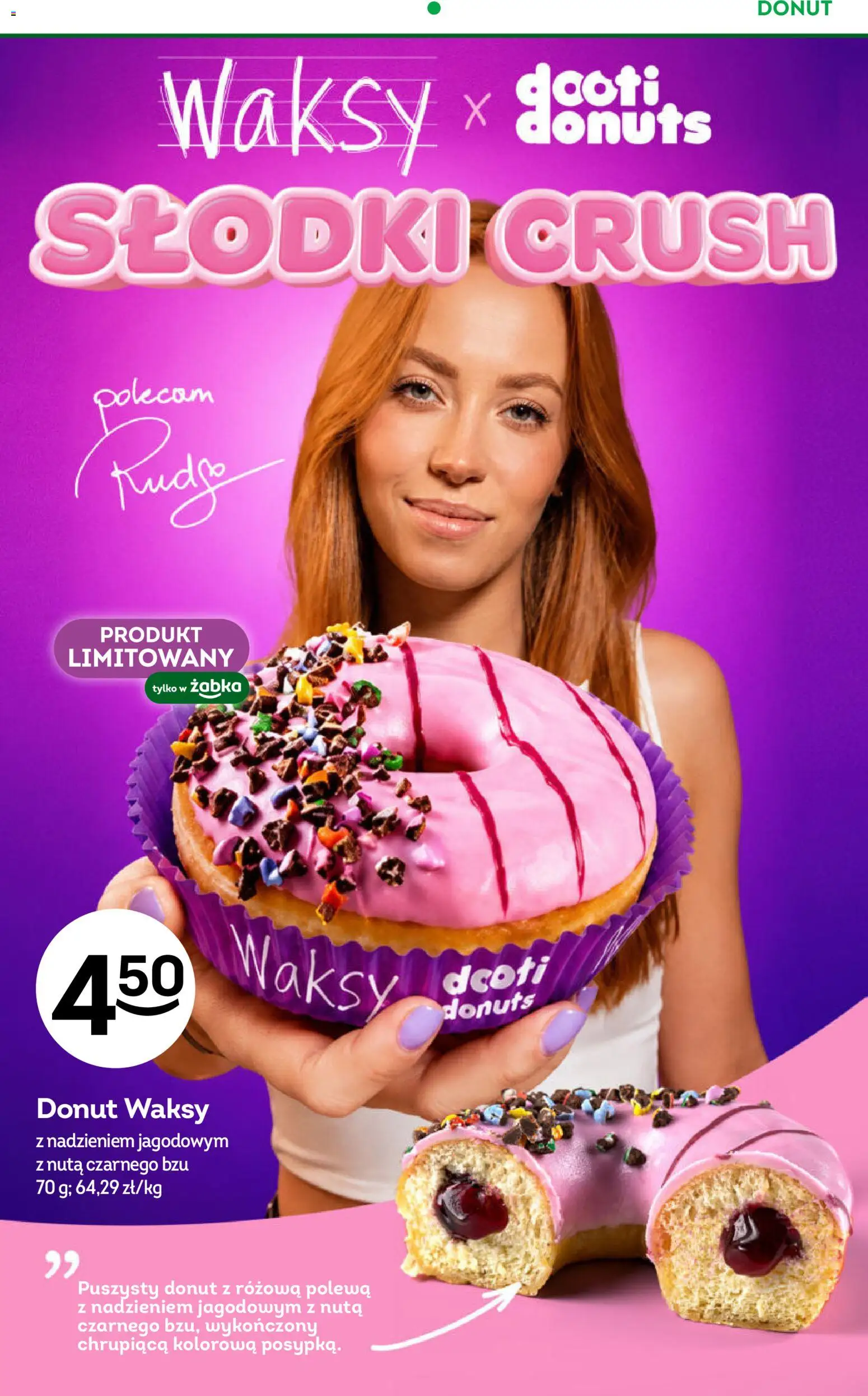 Żabka gazetka od 10.08.2026 | Strona: 41 | Produkty: Donut