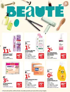 Auchan - Prévisualisation de Auchan Beauté, Halles, super valide à partir de 16.06.2026 | Page: 2 | Produits: Pamplemousse, Coton, Eau micellaire, Crème