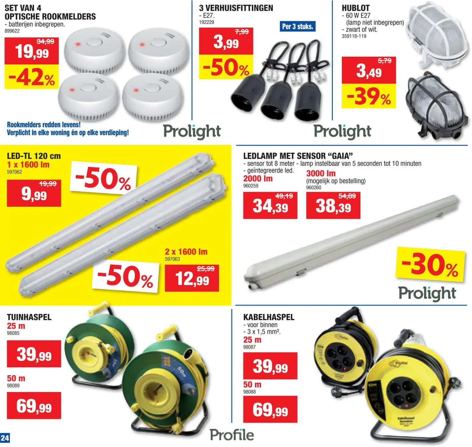 {H1} | Pagina: 24 | Producten: Batterijen, Lamp, Ledlamp
