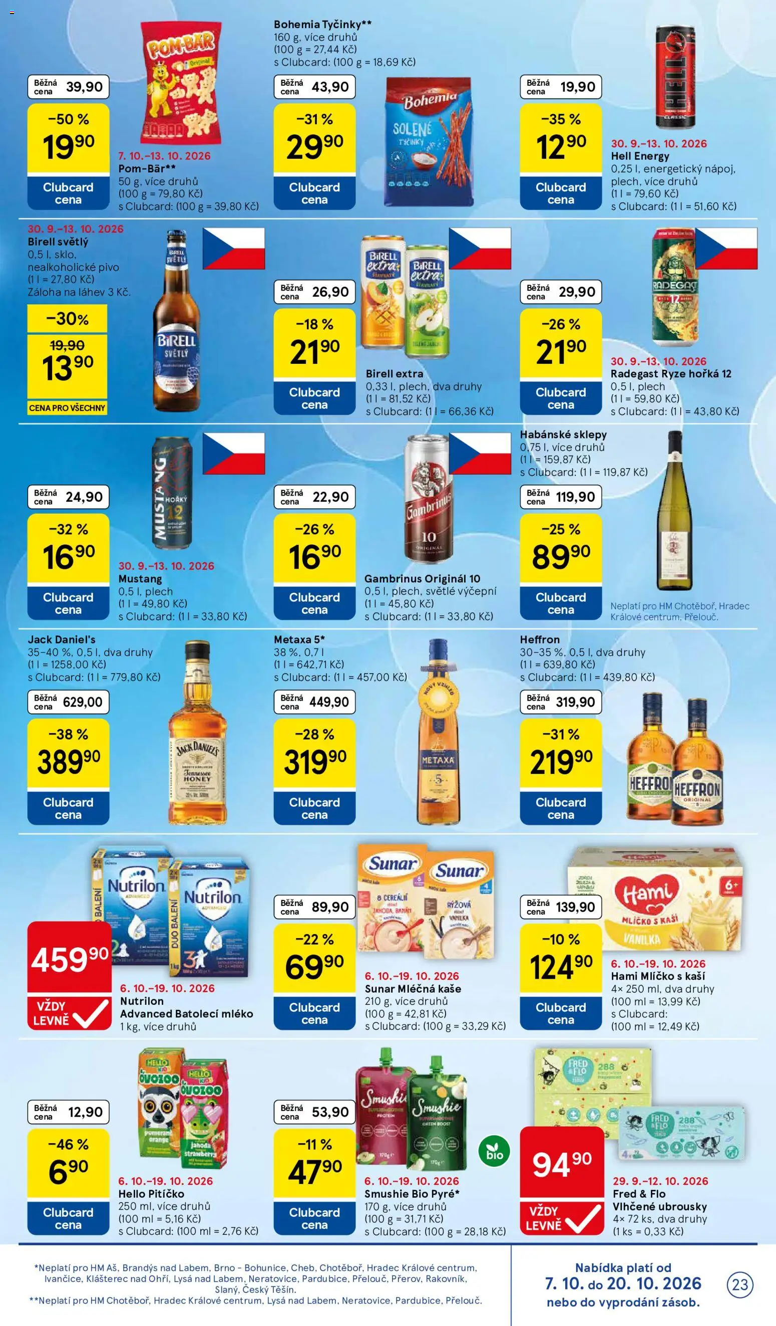 Tesco leták - Hypermarket od 07.10.2026 | Strana: 23